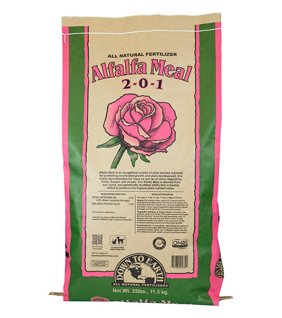 Down to Earth Organic Alfalfa Meal Fertilizer Mix 2-0-1