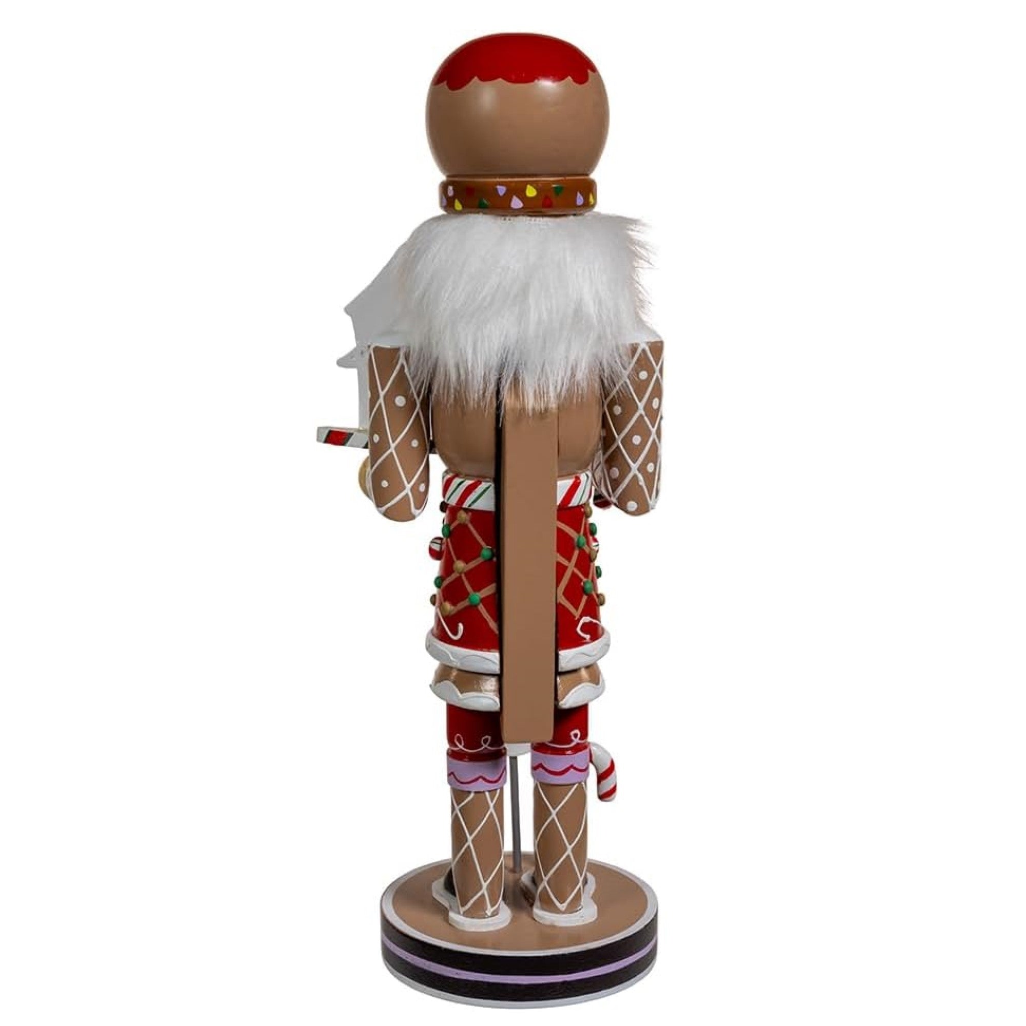 Kurt Adler Wooden Hollywood Nutcracker Collection, Gingerbread, 12in