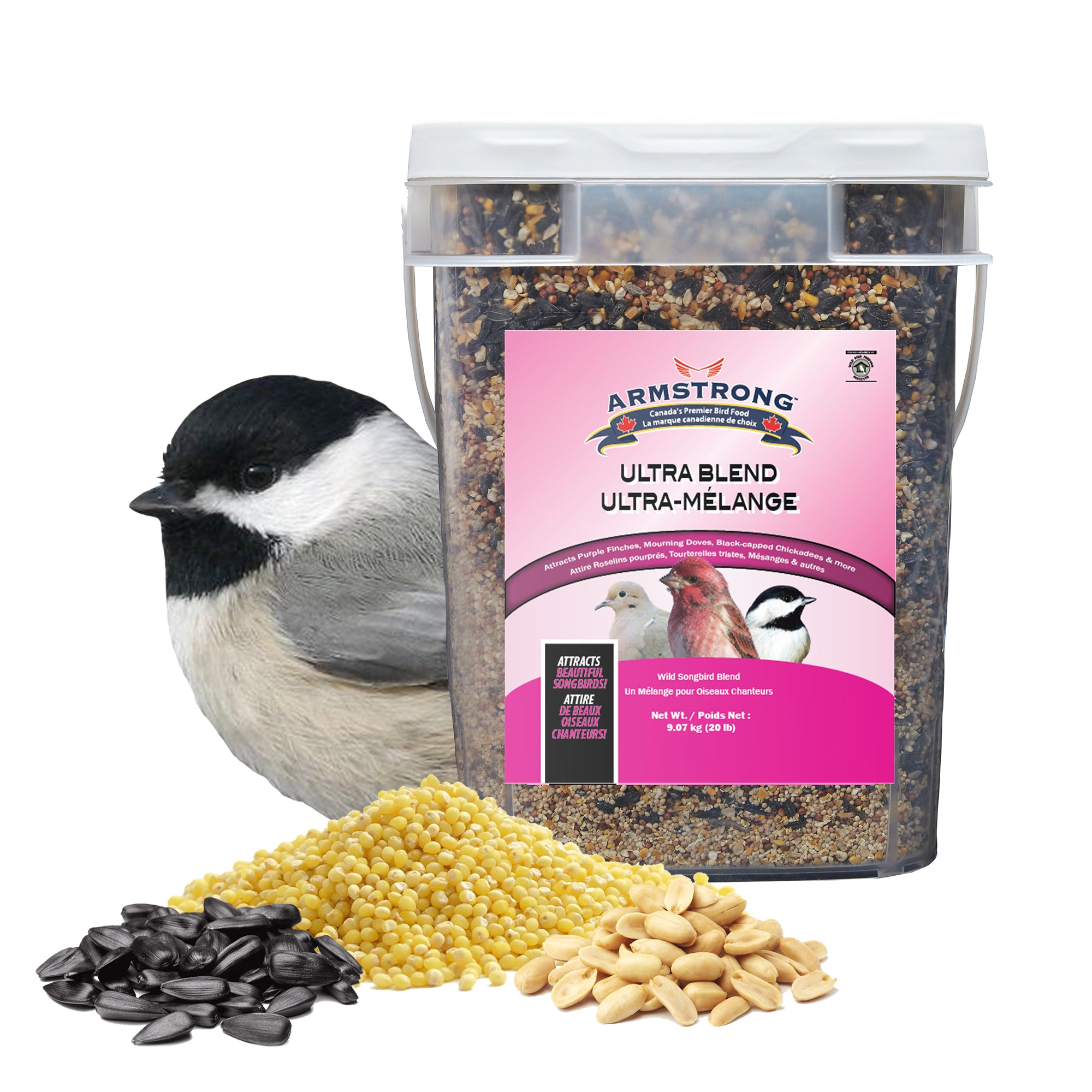 Armstrong Wild Bird Food Ultra Bird Seed Blend for Wild Songbirds