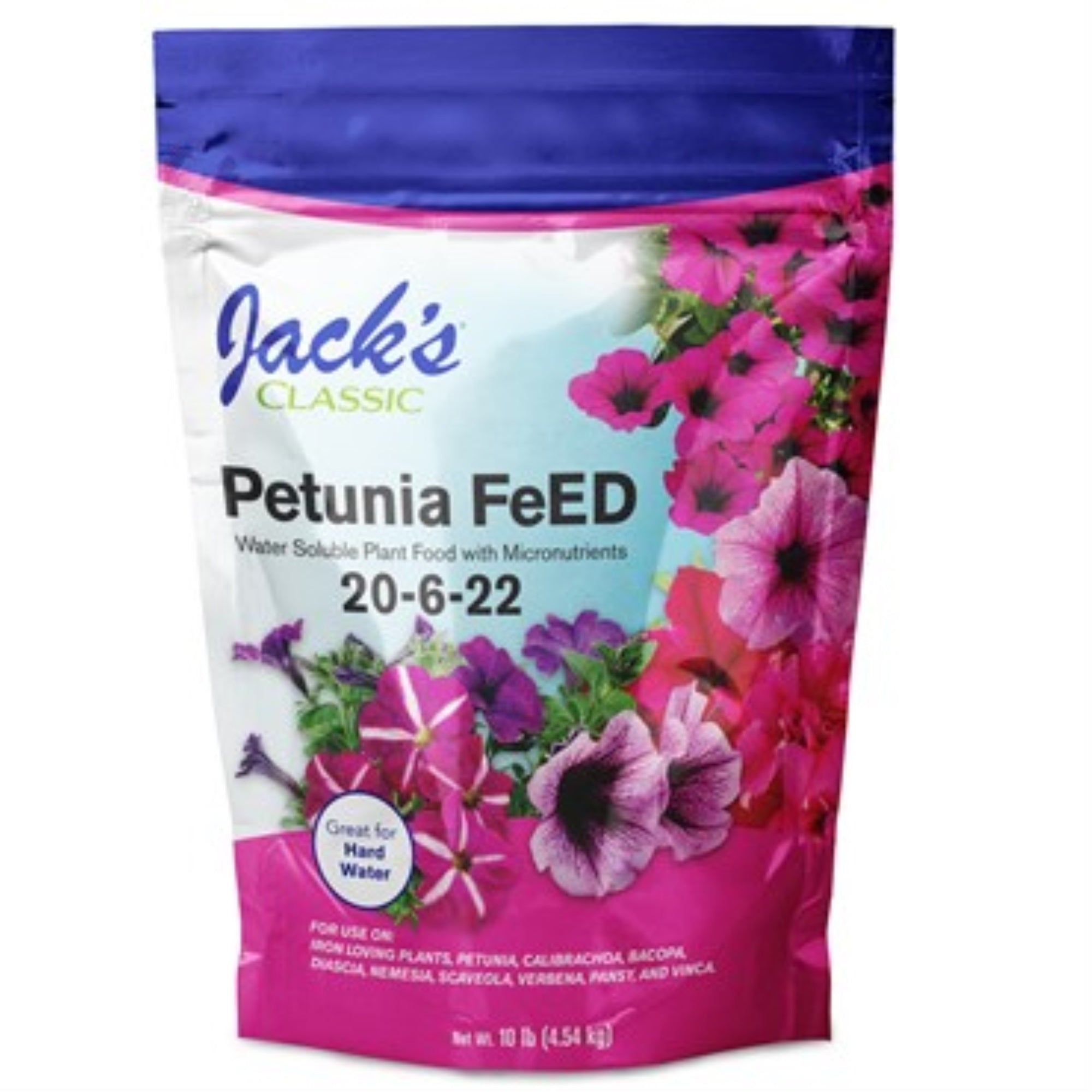 Jack's Classic Water Soluble Petunia FeED Fertilizer, 20-6-22