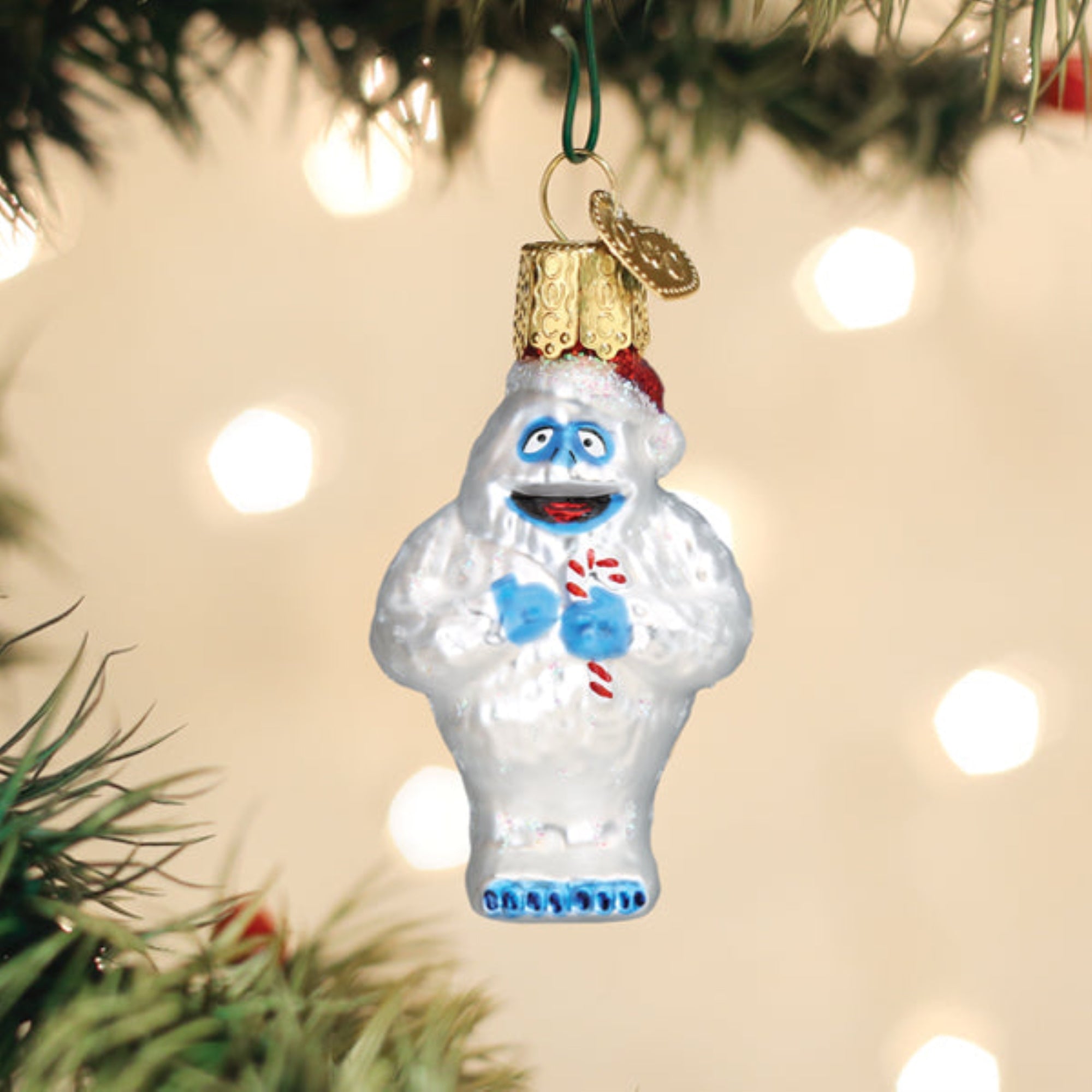 Old World Christmas Blown Glass Ornament for Christmas Tree, Mini Bumble (with OWC Gift Box)