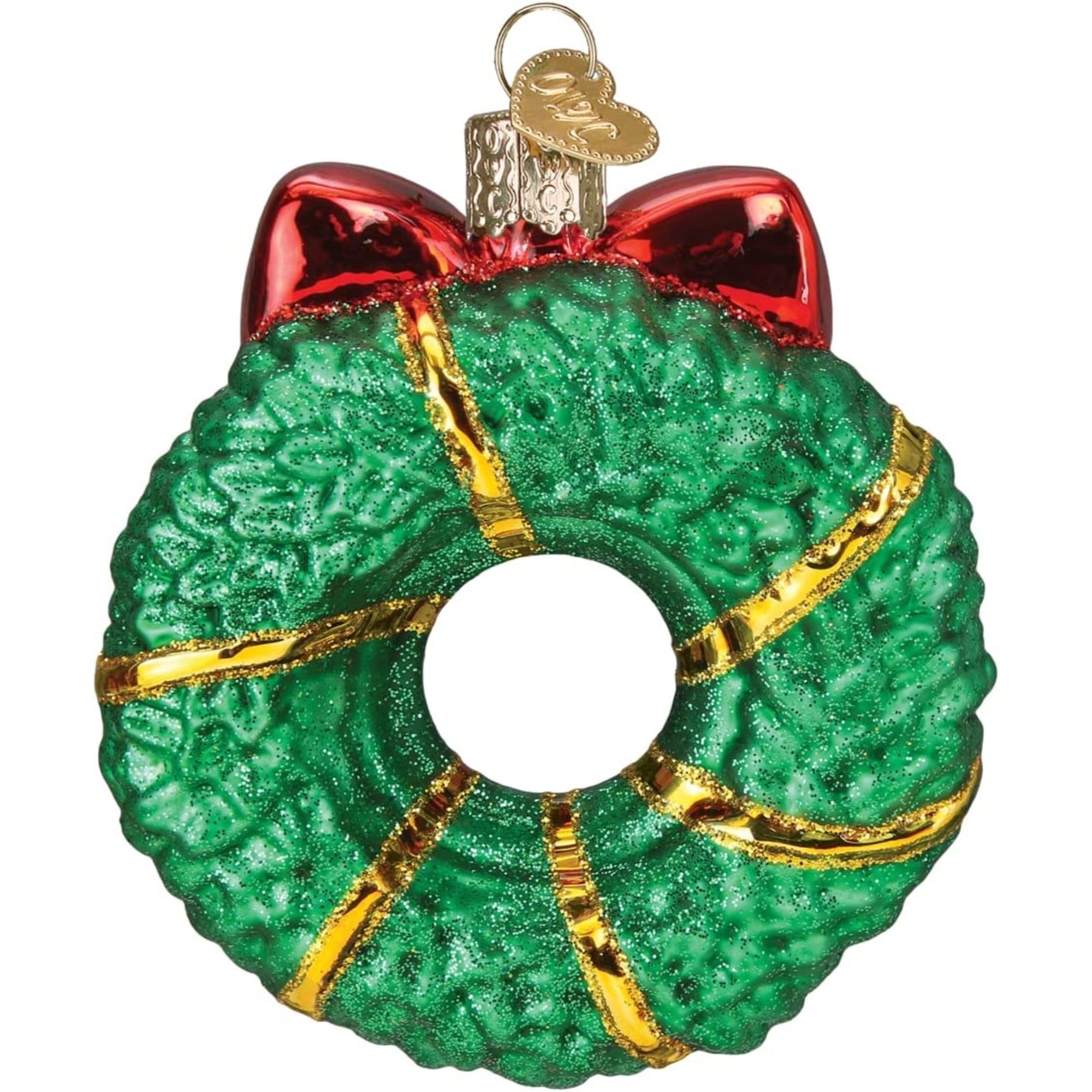 Old World Christmas Blown Glass Ornament for Christmas Tree, Christmas Wreath