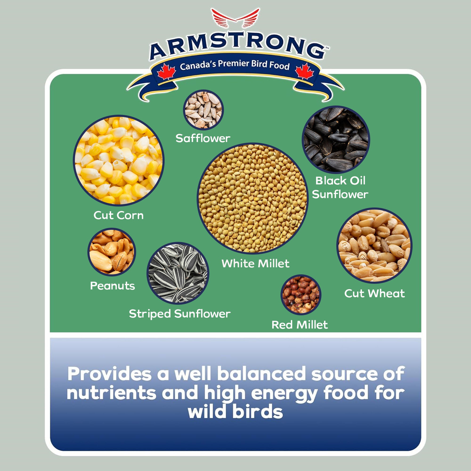 Armstrong Wild Bird Food Gourmet Bird Seed Blend