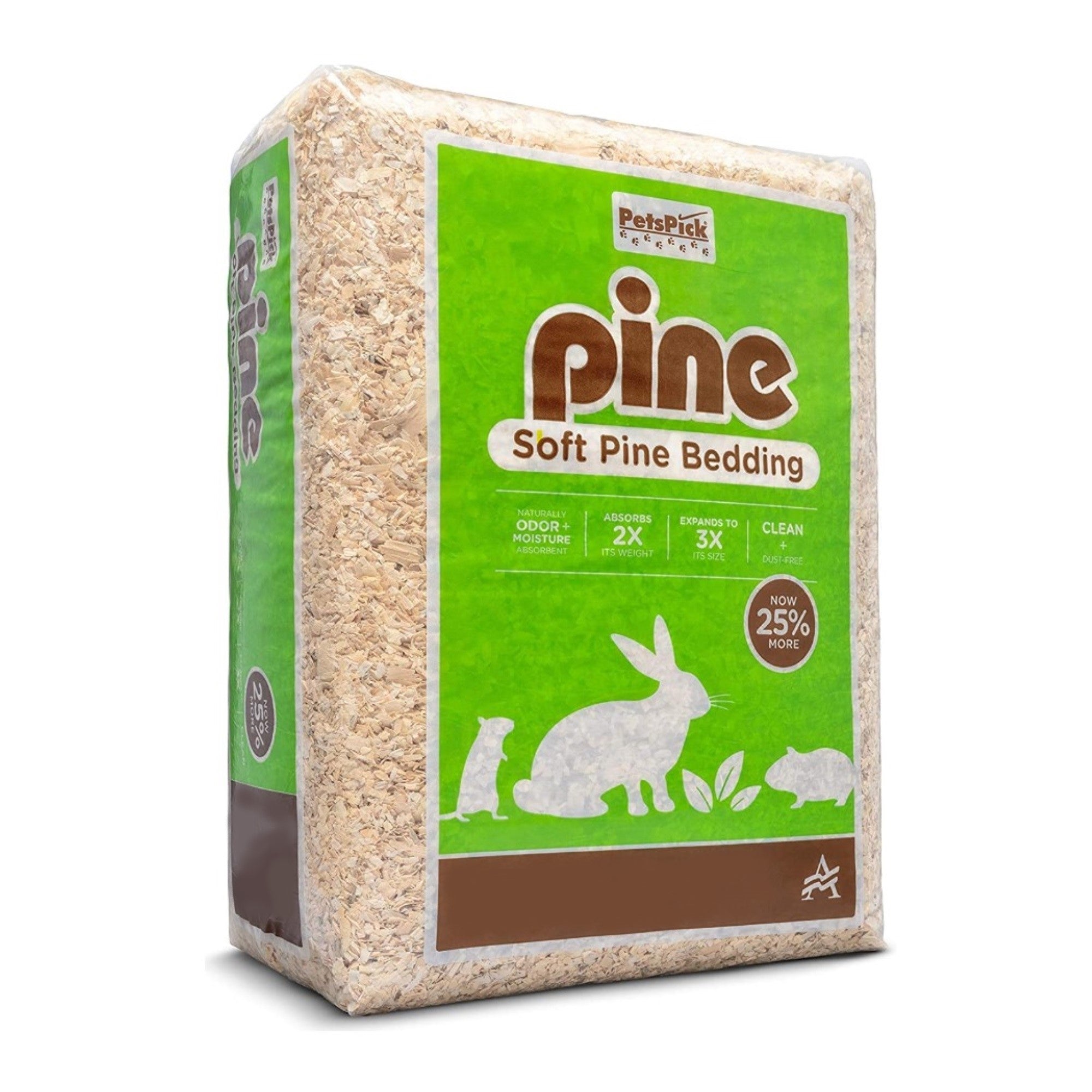 PetsPick Kiln Dried Soft Pine Bedding For Small Pets