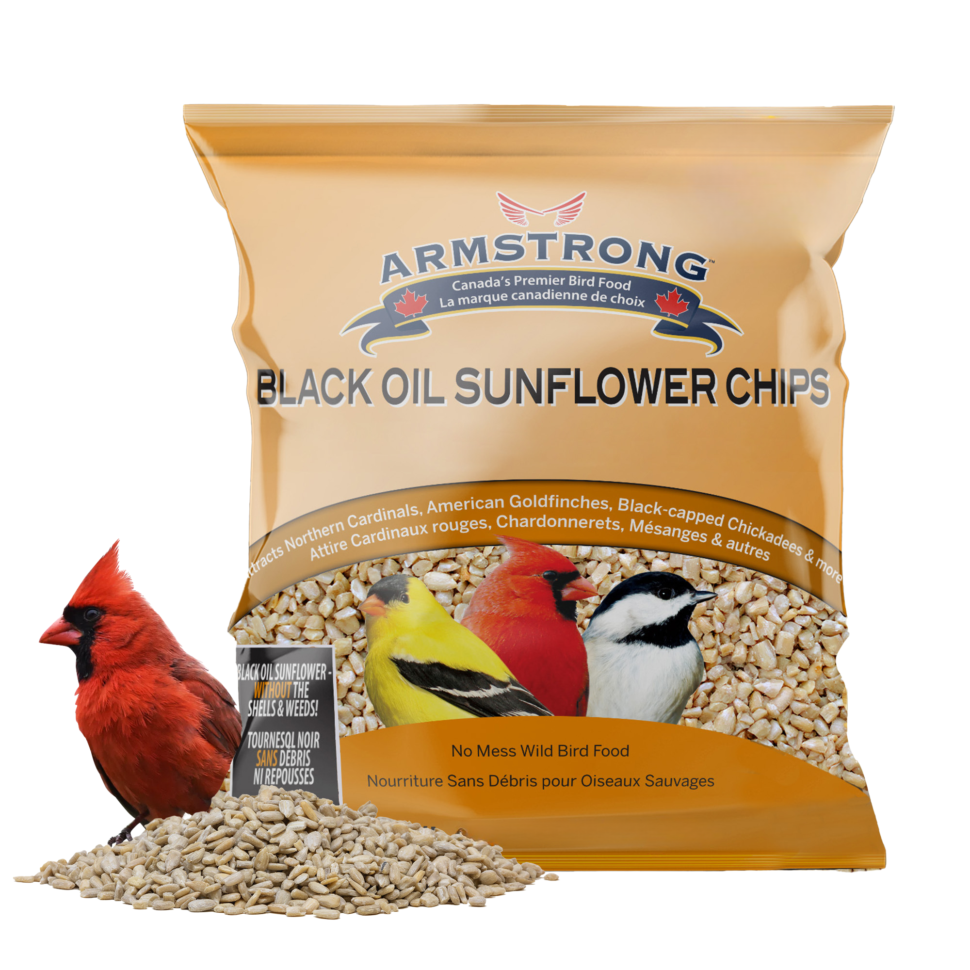 Armstrong Wild Bird Food Black Oil Sunflower Chips