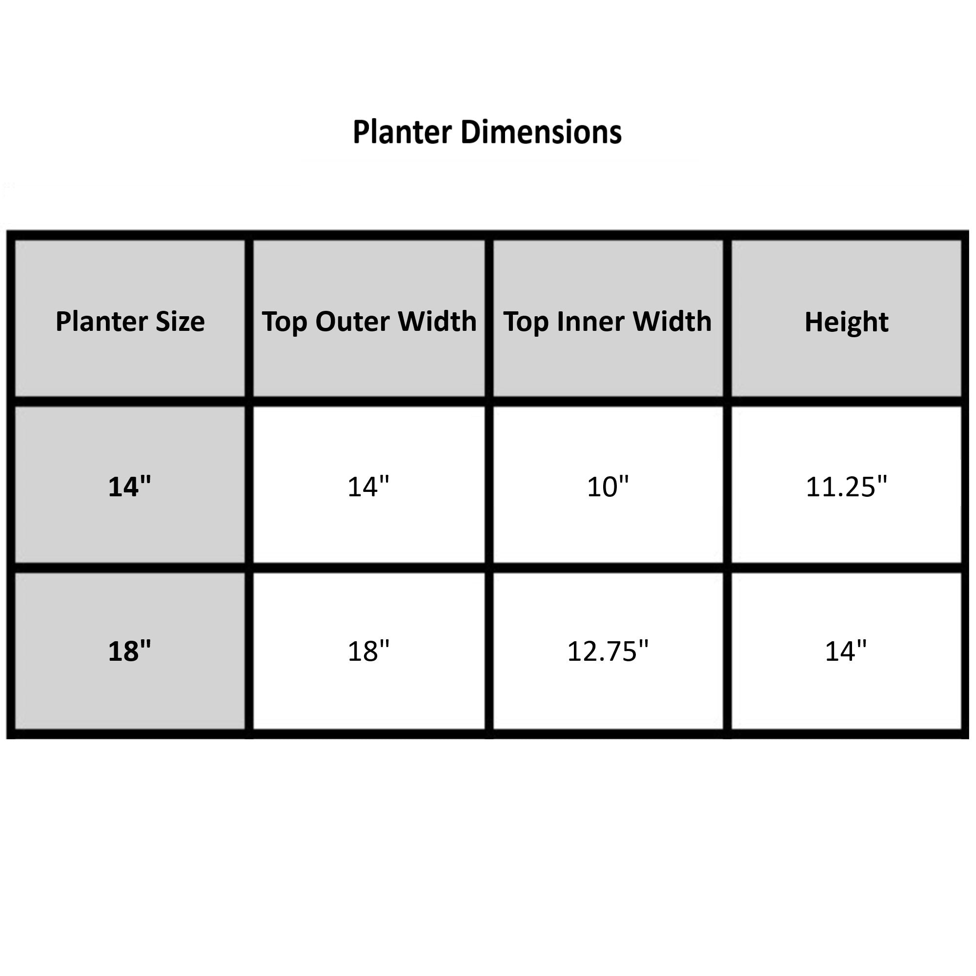 Bloem Veranda Plastic Deck Box Indoor/Outdoor Square Planter