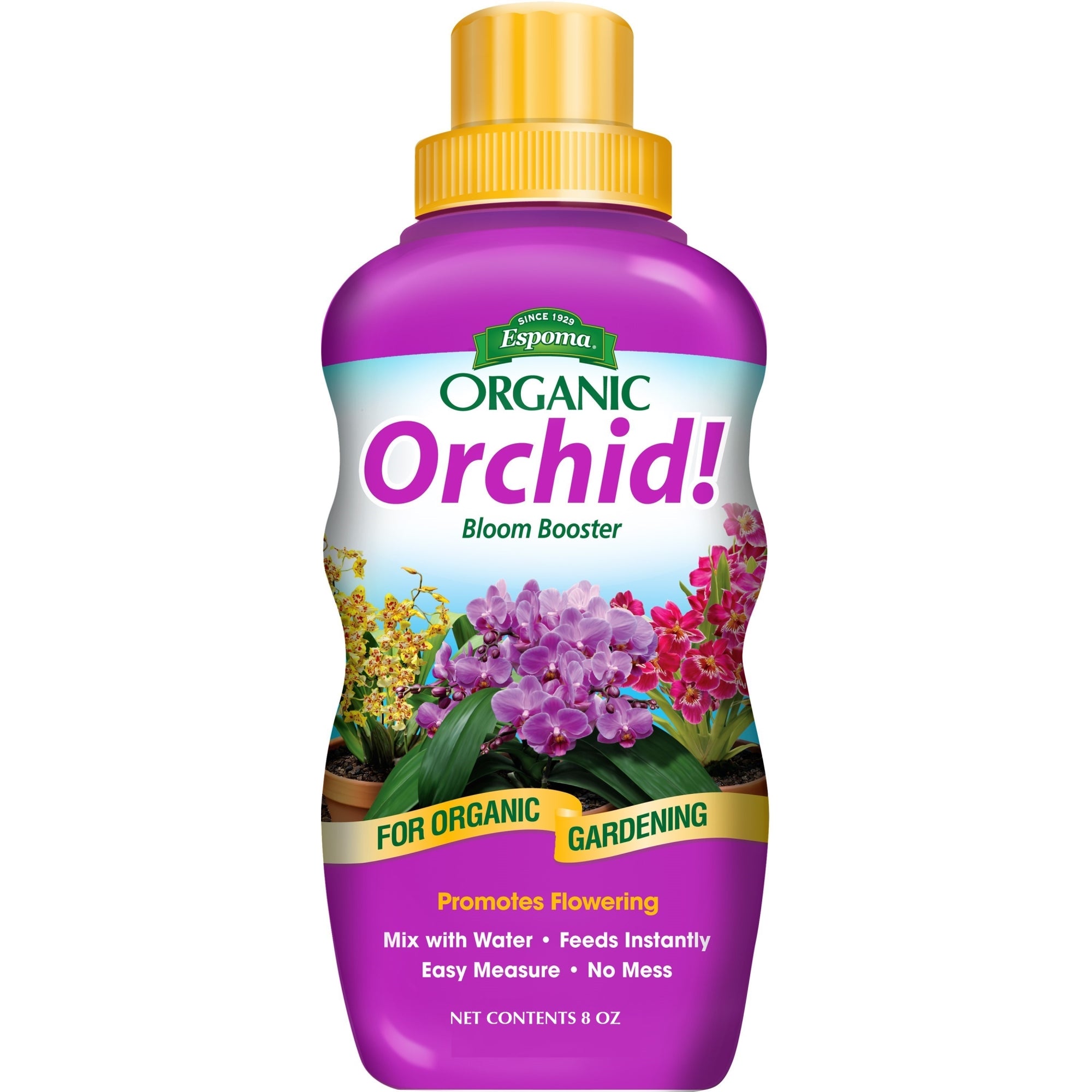 Espoma Organic Orchid! Plant Food and Bloom Booster for all Orchids and Bromeliads, Ideal for Phalaenopsis, Dendrobium, and Other Types of Orchids, Concentrate, 8 oz