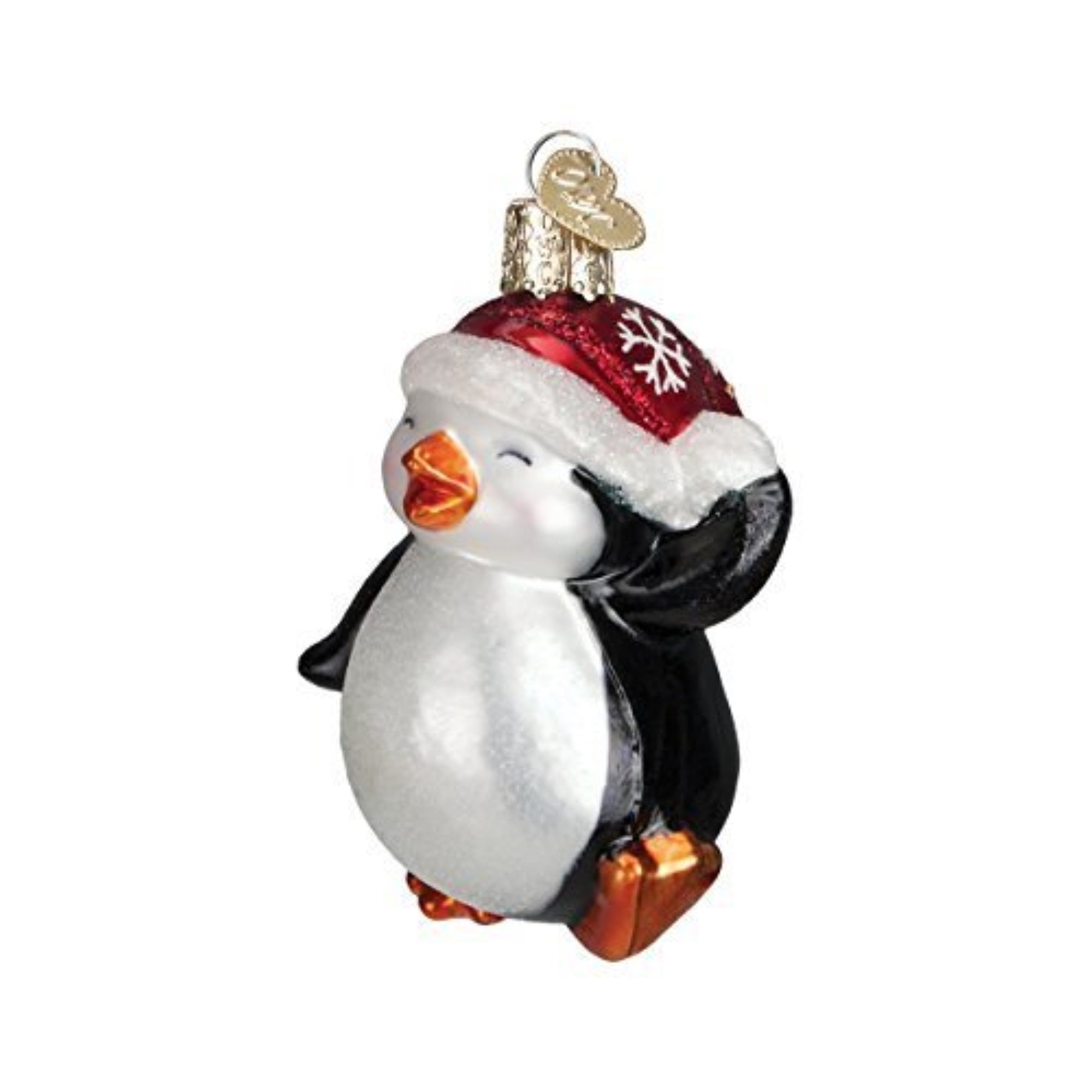 Old World Christmas Blown Glass Christmas Ornament, Dancing Penguin