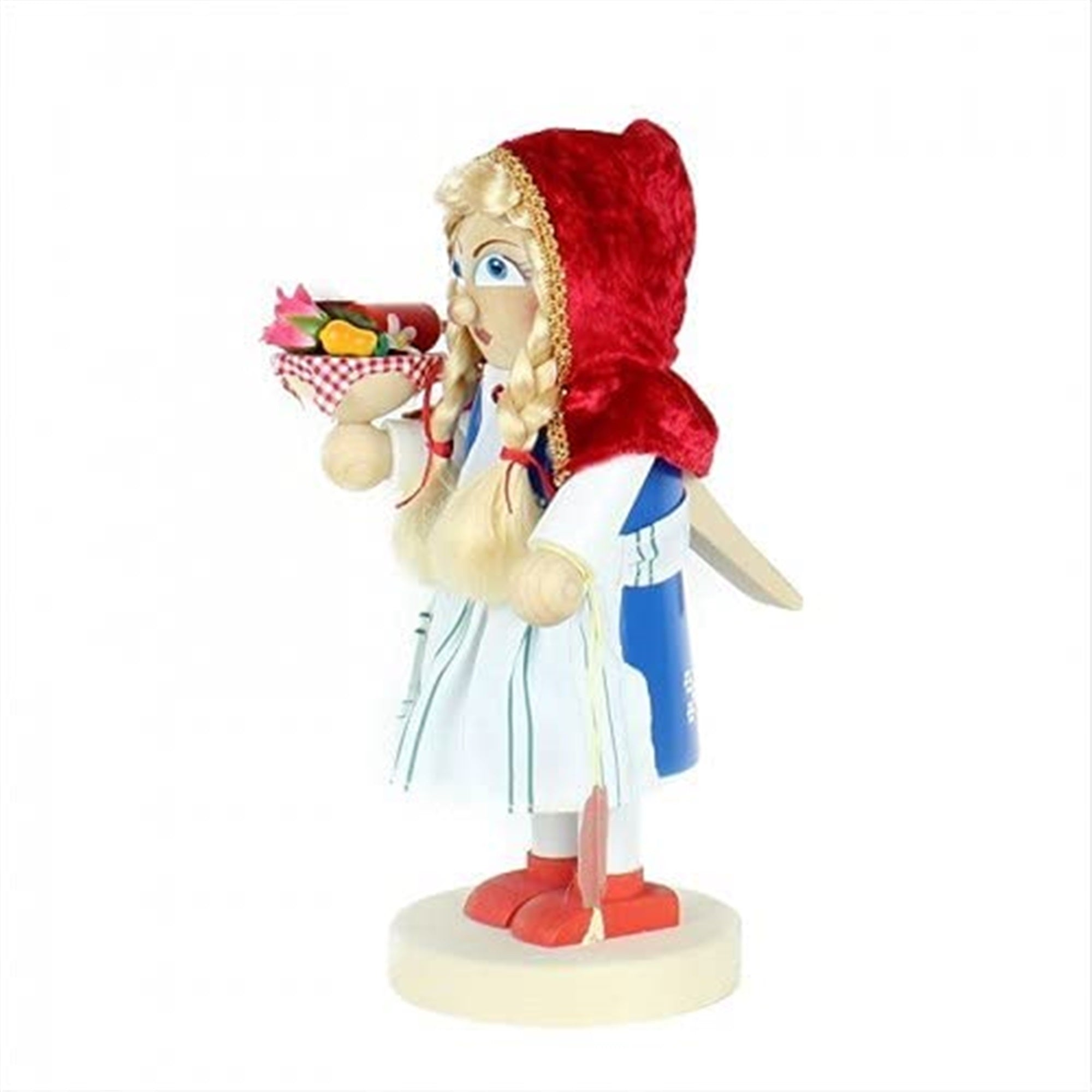 Kurt Adler Steinbach Chubby Nutcracker, Little Red Riding Hood, 11.5"