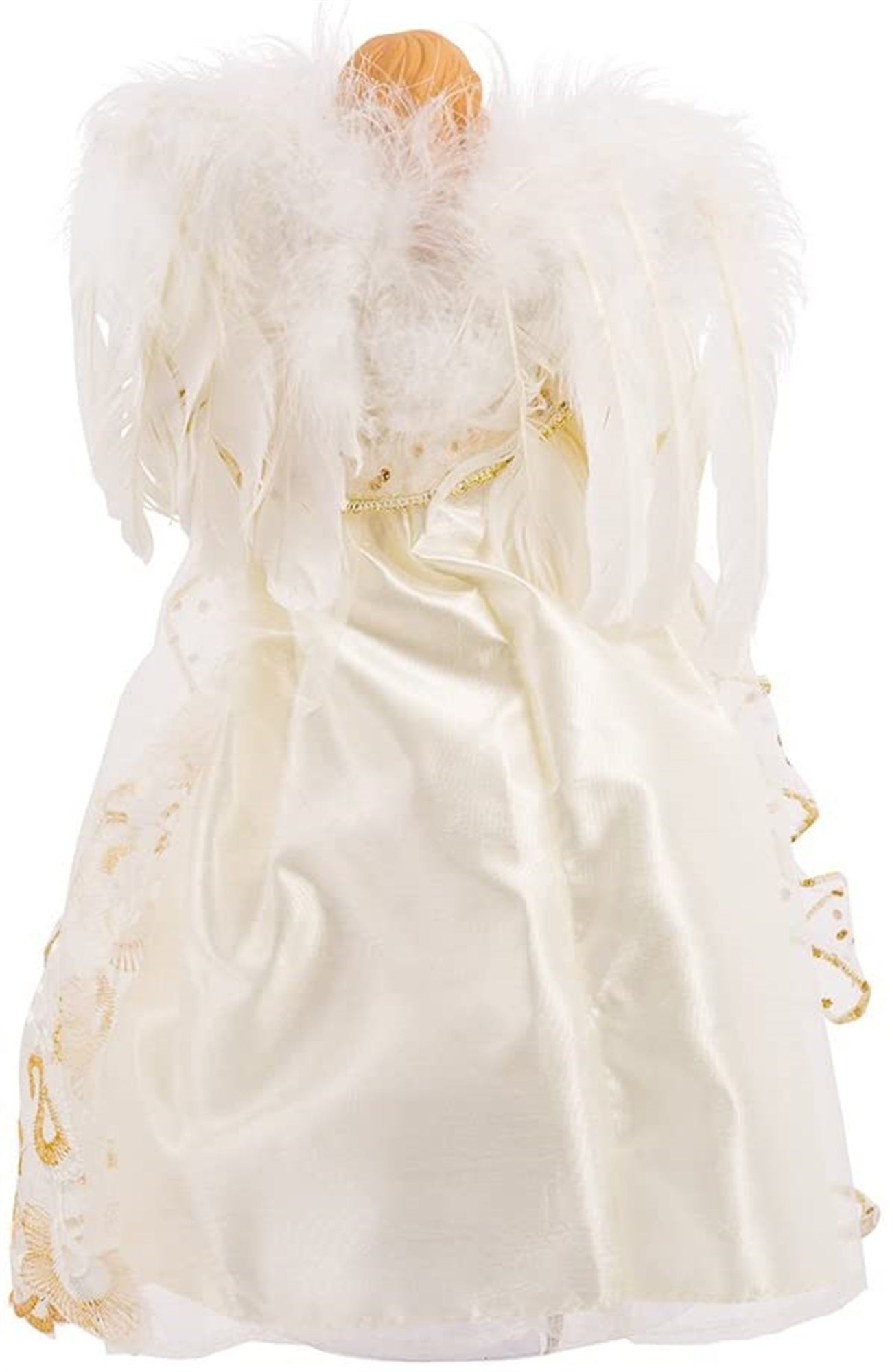 Kurt Adler Gold Angel Lighted Treetop, 14"