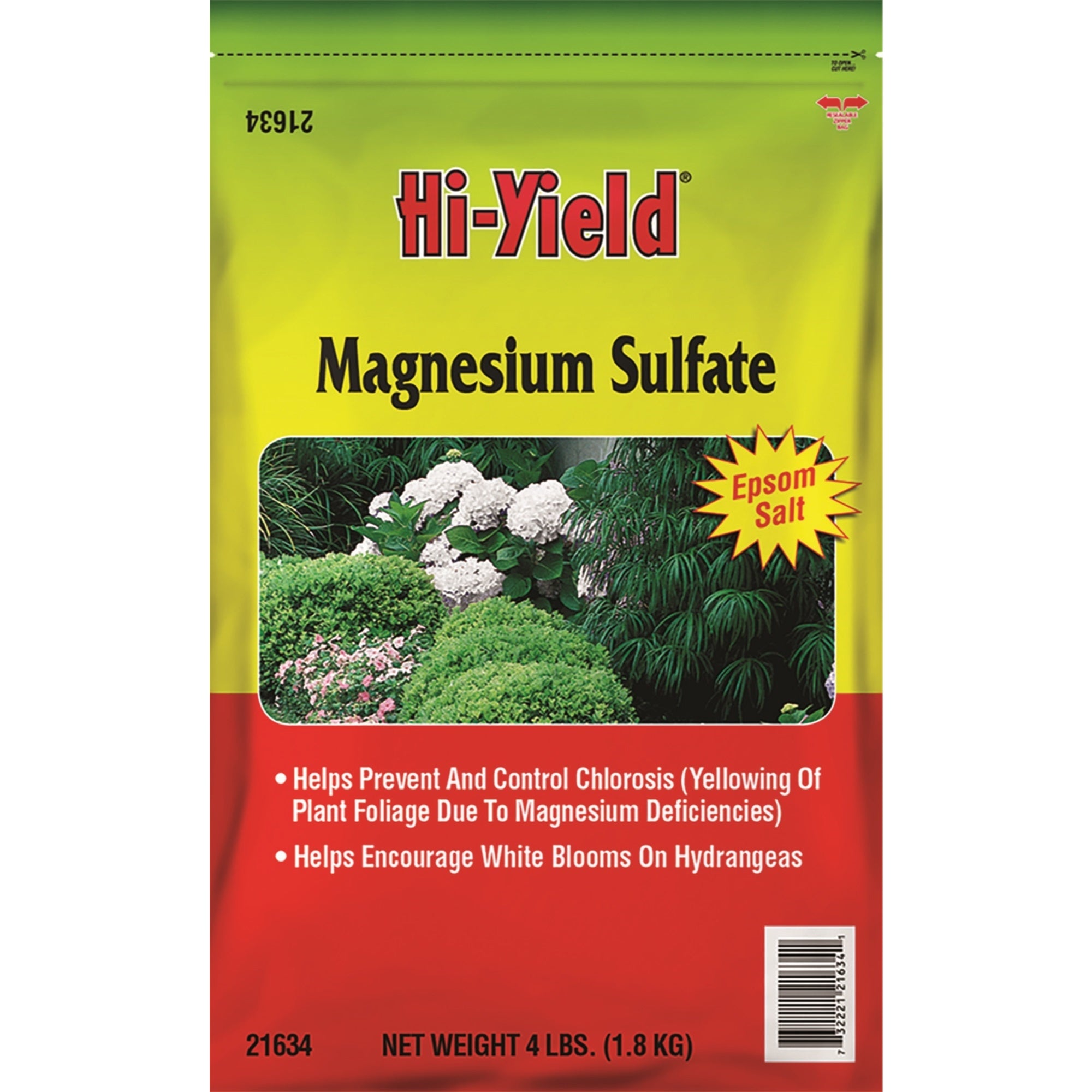 Hi-Yield Granulated Magnesium Sulfate Plant Supplement, 4lb Bag