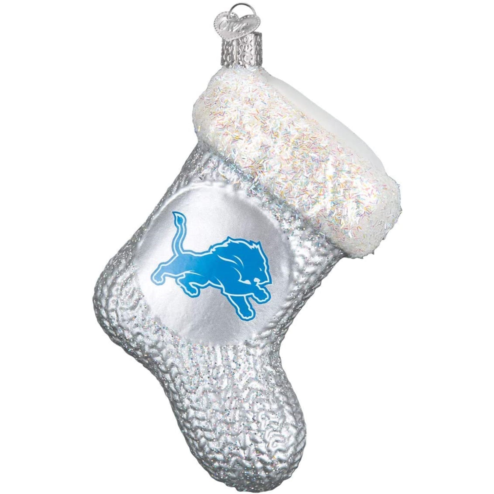 Old World Christmas Detroit Lions Stocking Ornament For Christmas Tree