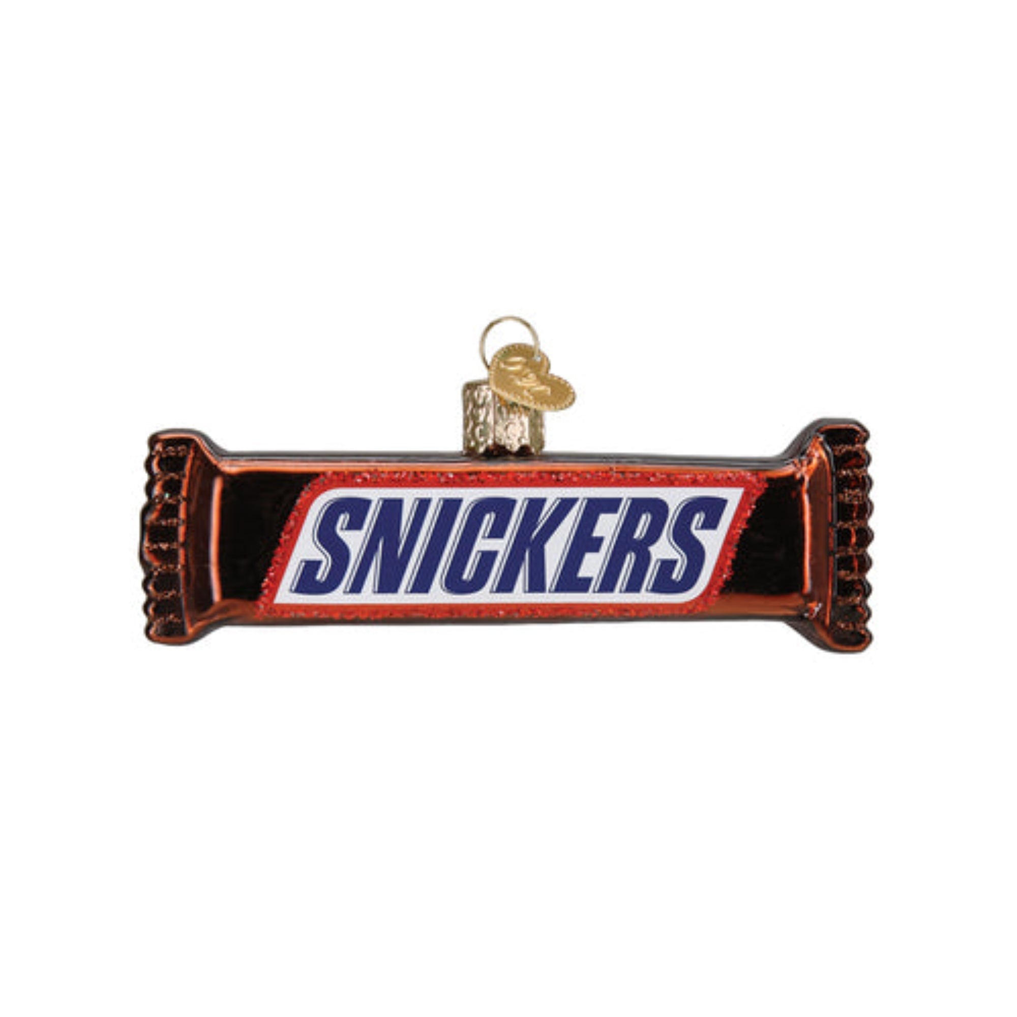 Old World Christmas Blown Glass Christmas Ornament, Snickers