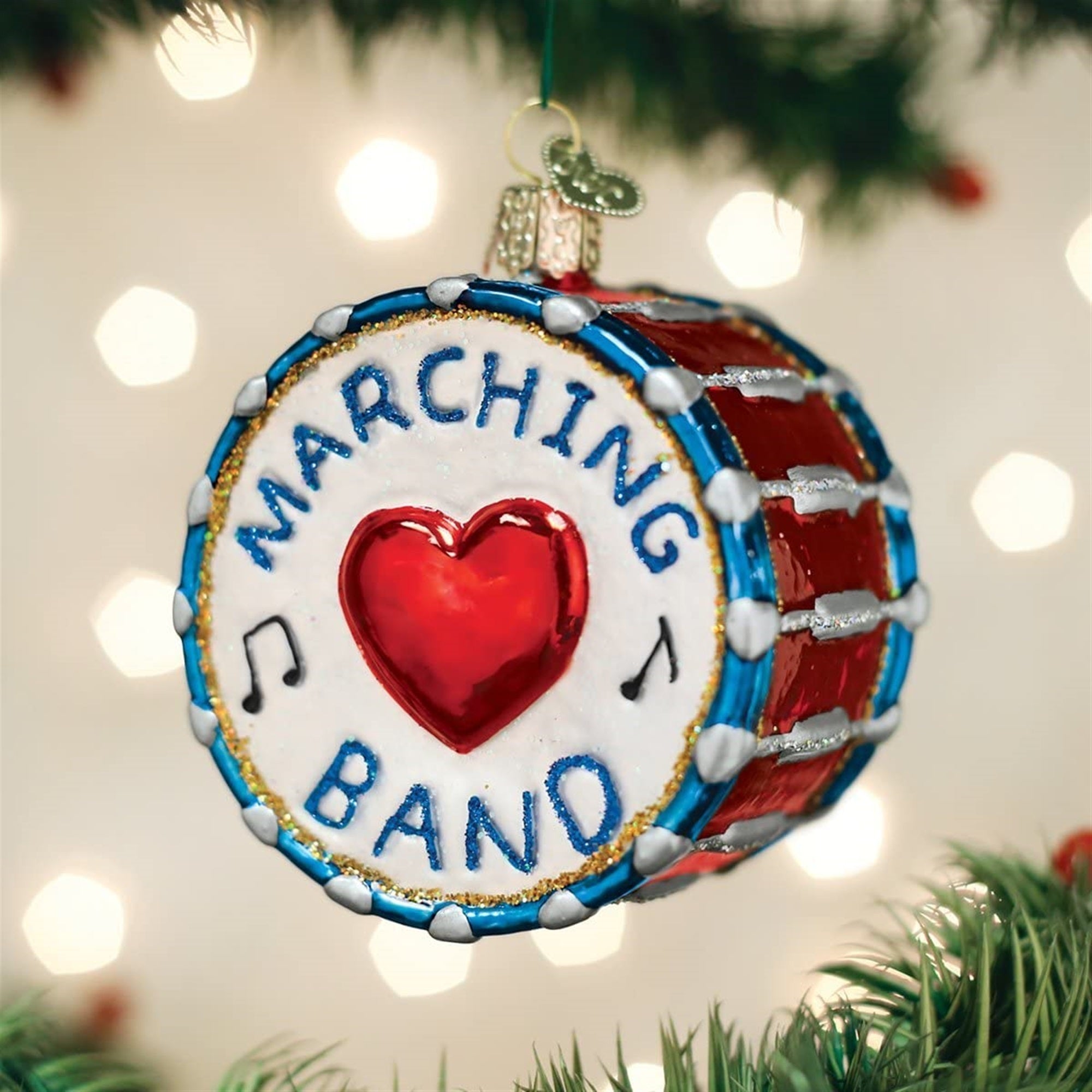 Old World Christmas Blown Glass Christmas Ornament, Marching Band