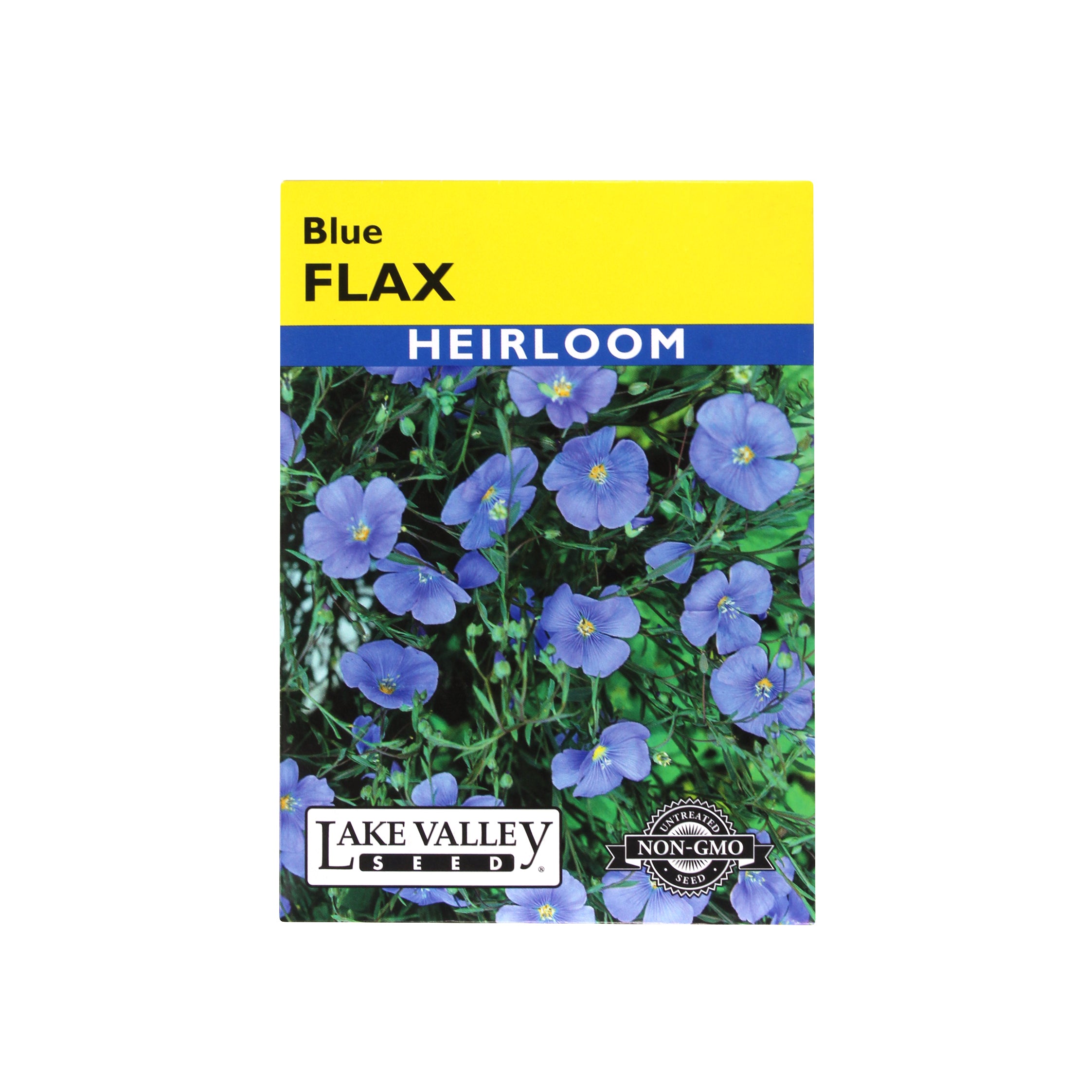 Lake Valley Seed Flax, Blue Heirloom, 0.5g