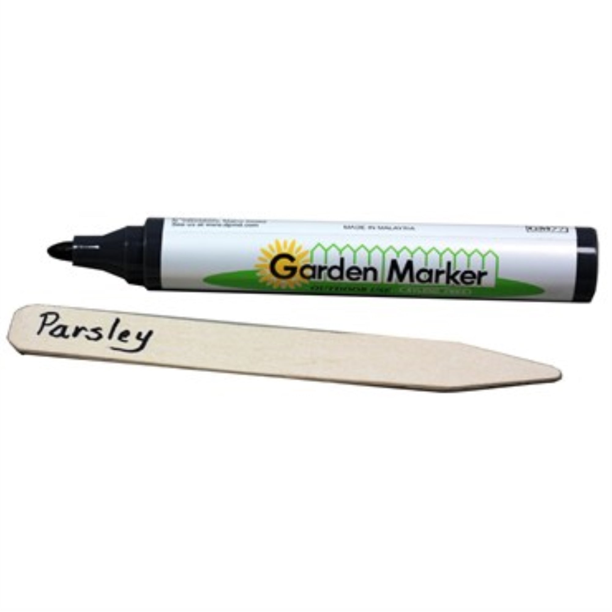 DP Industries (#GM77BLK) Clip Strip Garden Marker Pen, Black - 1.2mm Tip