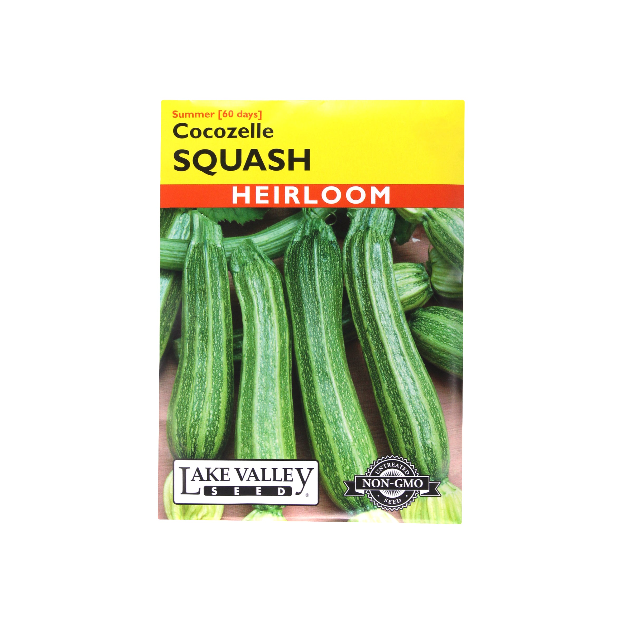 Lake Valley Seed Squash, Cocozelle Heirloom, 3g