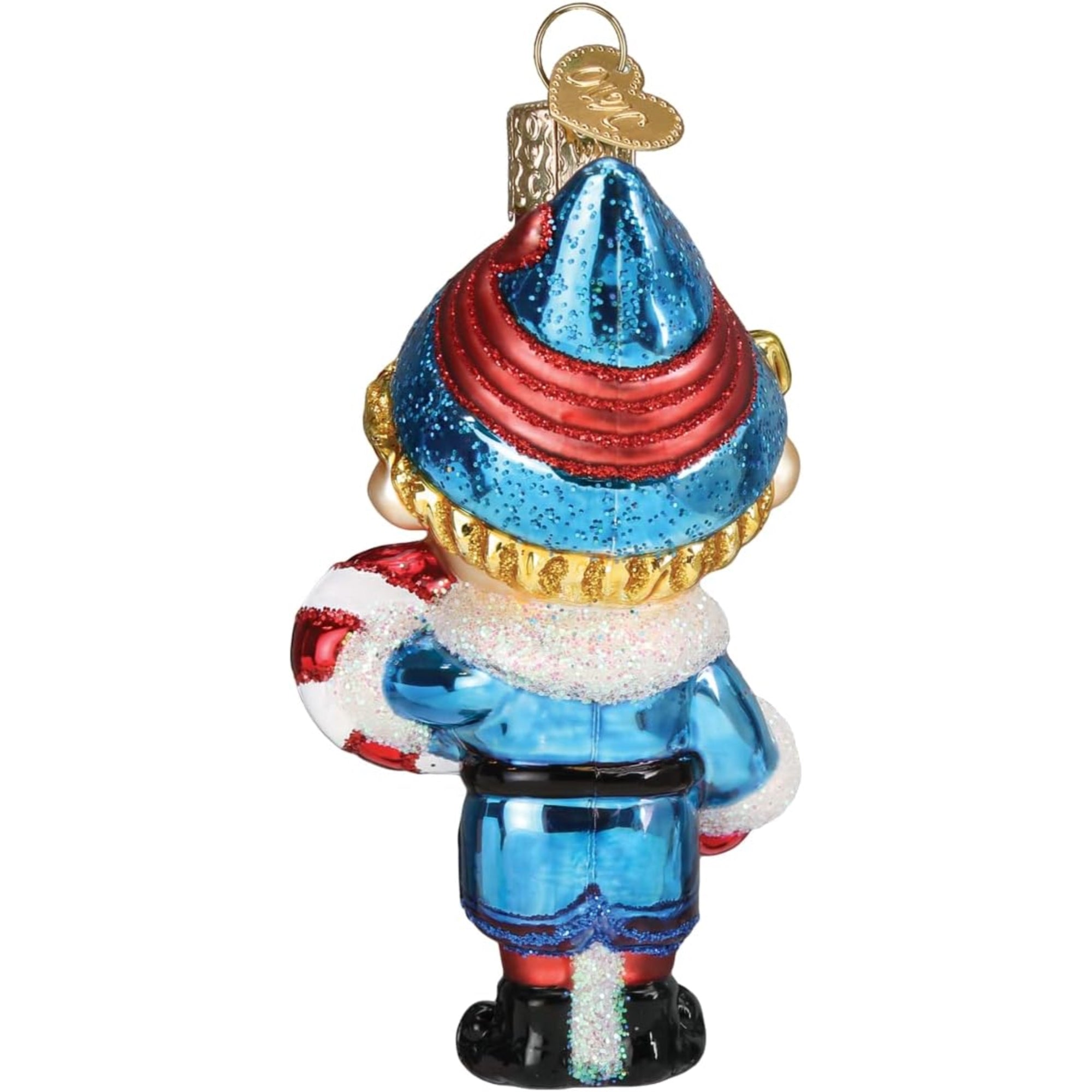 Old World Christmas Hermey The Elf Blown Glass Holiday Ornament