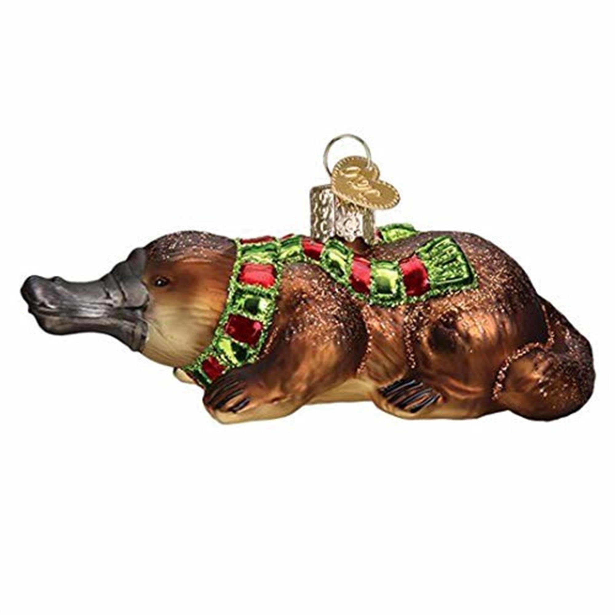 Old World Christmas Blown Glass Christmas Ornament, Platypus