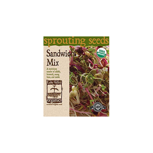 Sprouts Sandwich Mix (Alfalfa, Broccoli, Mung, Radish) Seeds