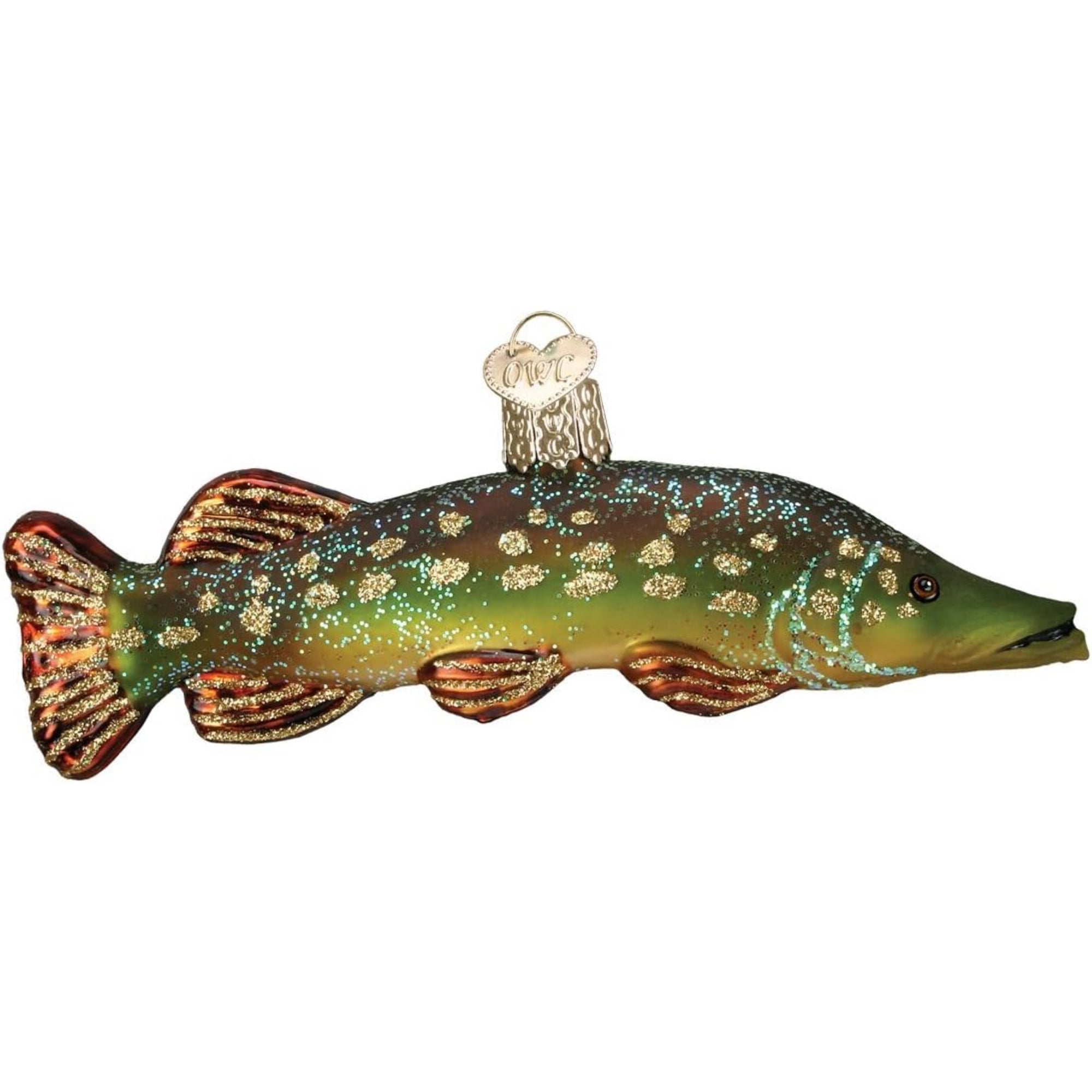 Old World Christmas Pike Ornament Glass Ornaments for Christmas Tree