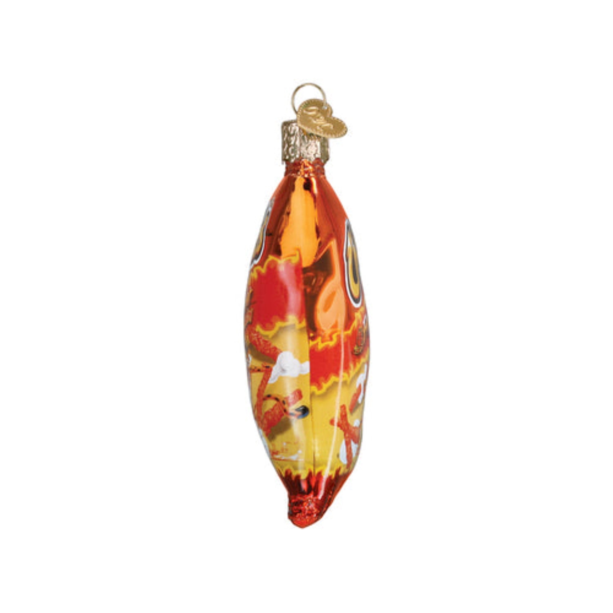 Old World Christmas Flamin Hot Cheetos Blown Glass Holiday Ornament For Tree