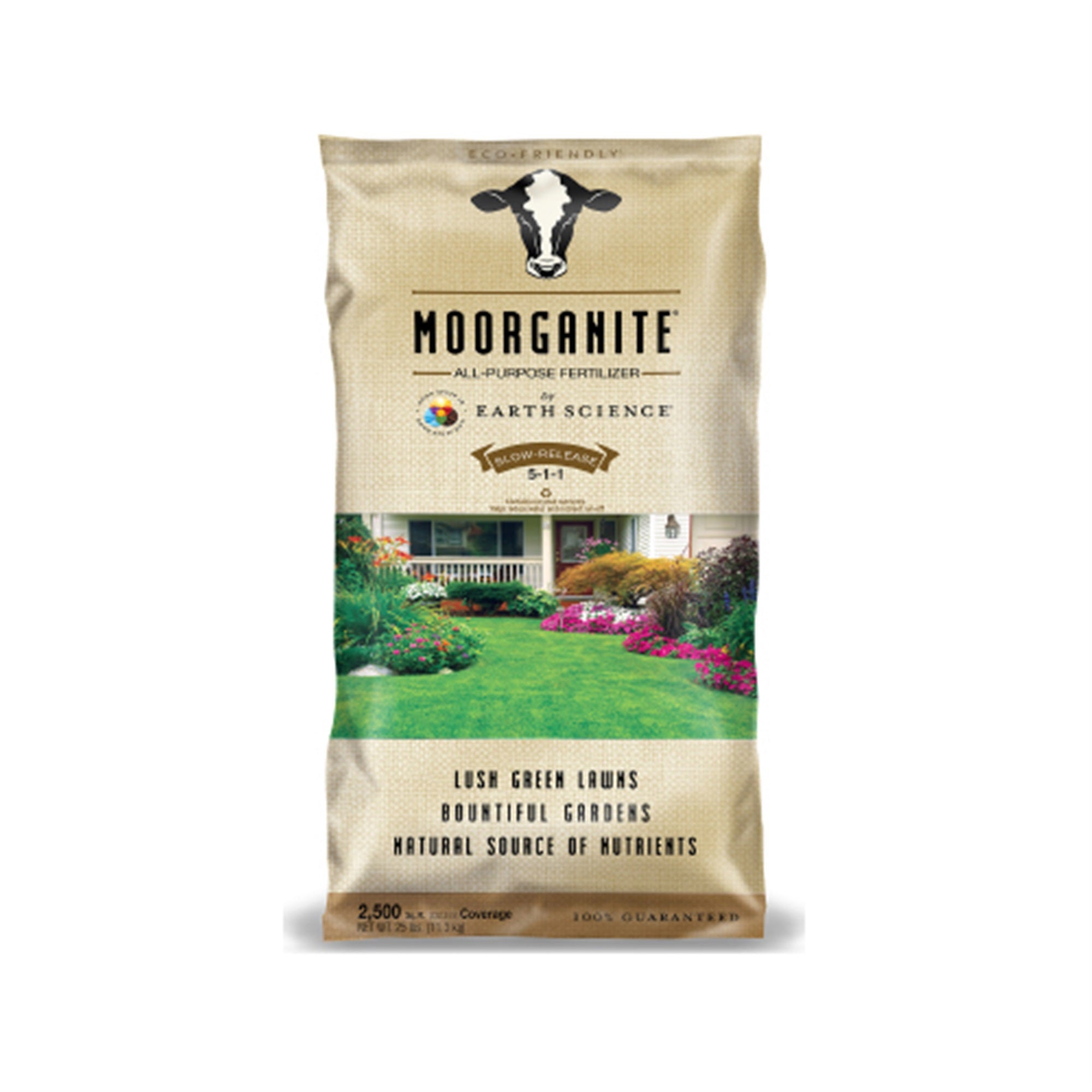 Earth Science Moorganite Lawn/Garden Fertilizers Plant Food, 2500sft Bag