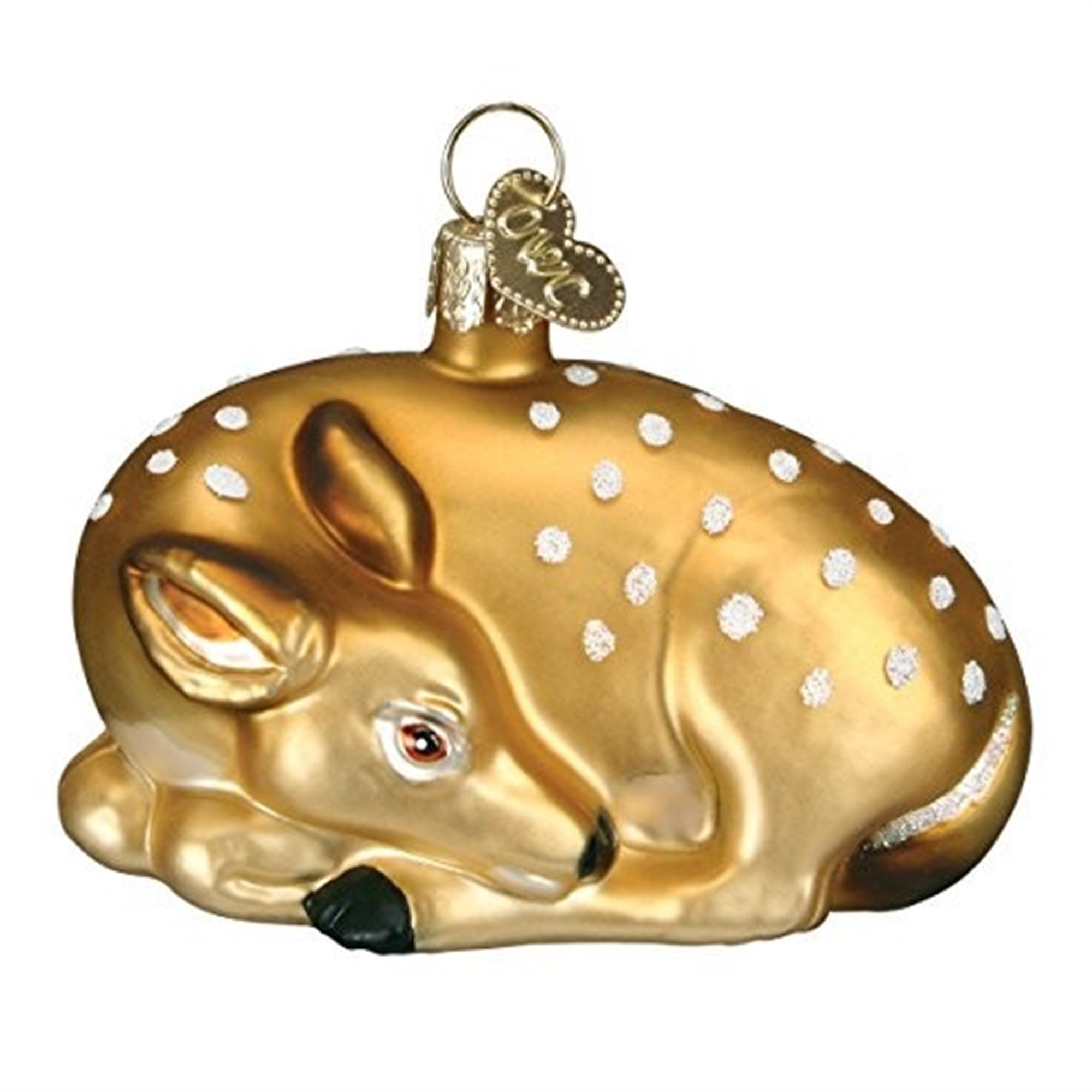 Old World Christmas Animal Collection Glass Blown Ornaments Fawn