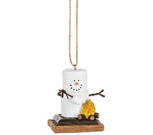 Ganz S'mores Resin Holiday Ornament, Roasting Marshmallows Ornament