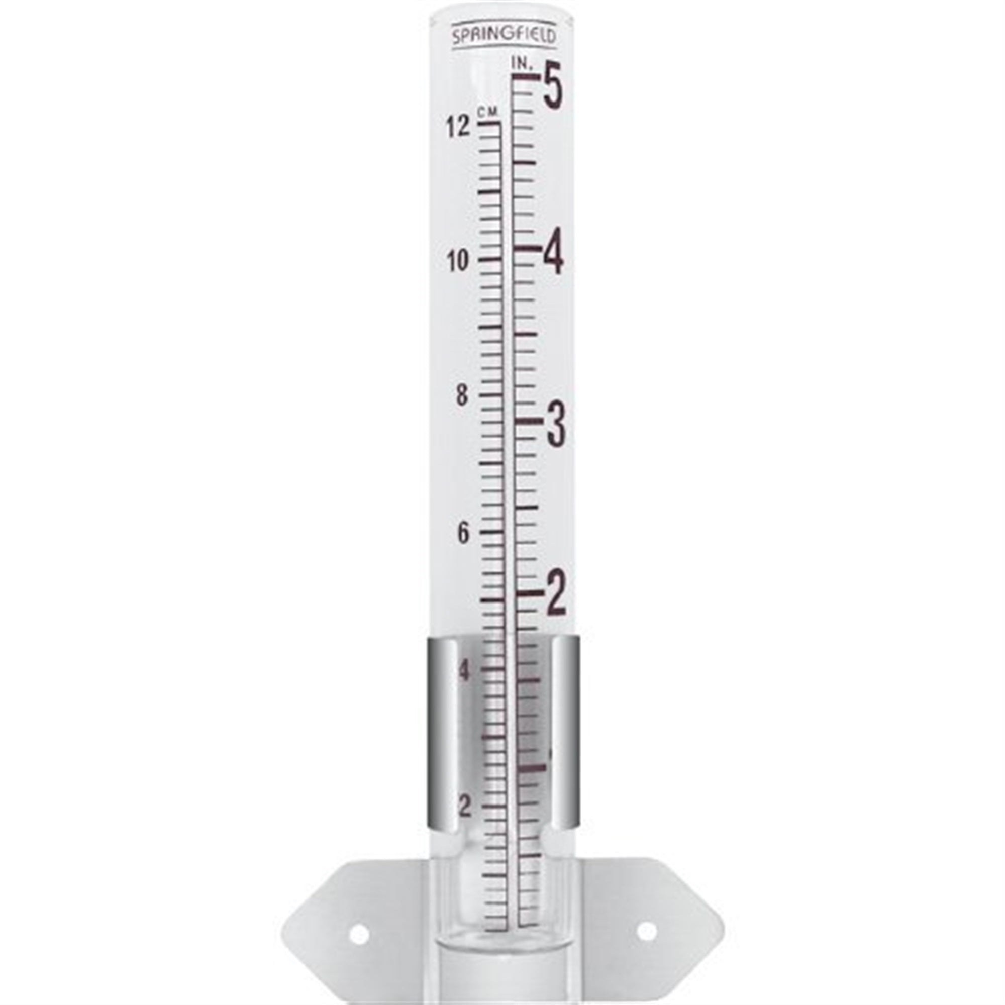 Taylor Precision Products Glass Tube Rain Gauge, 5"