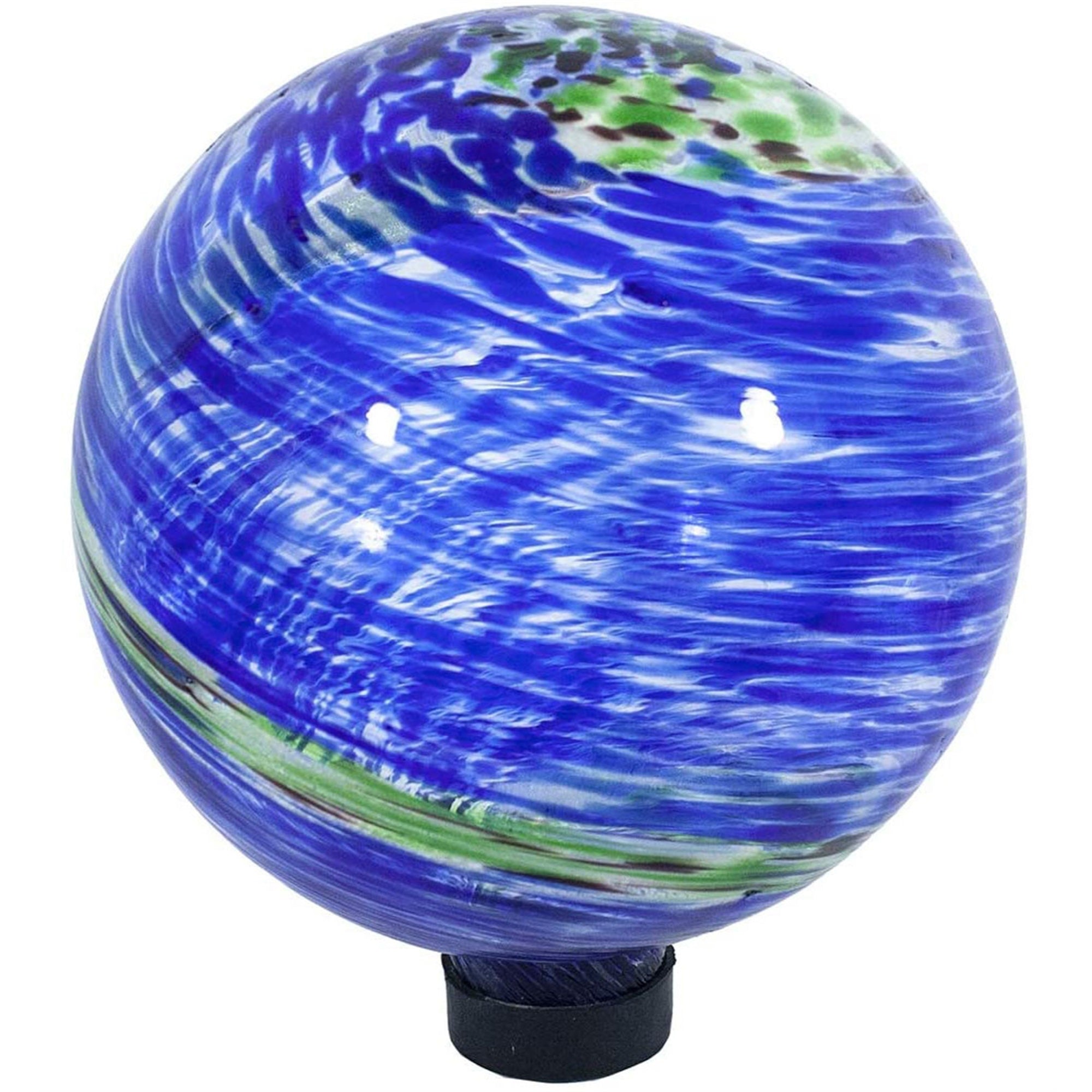 Echo Valley Glass Gazing Globe for Yard and Garden Decoration, 10"