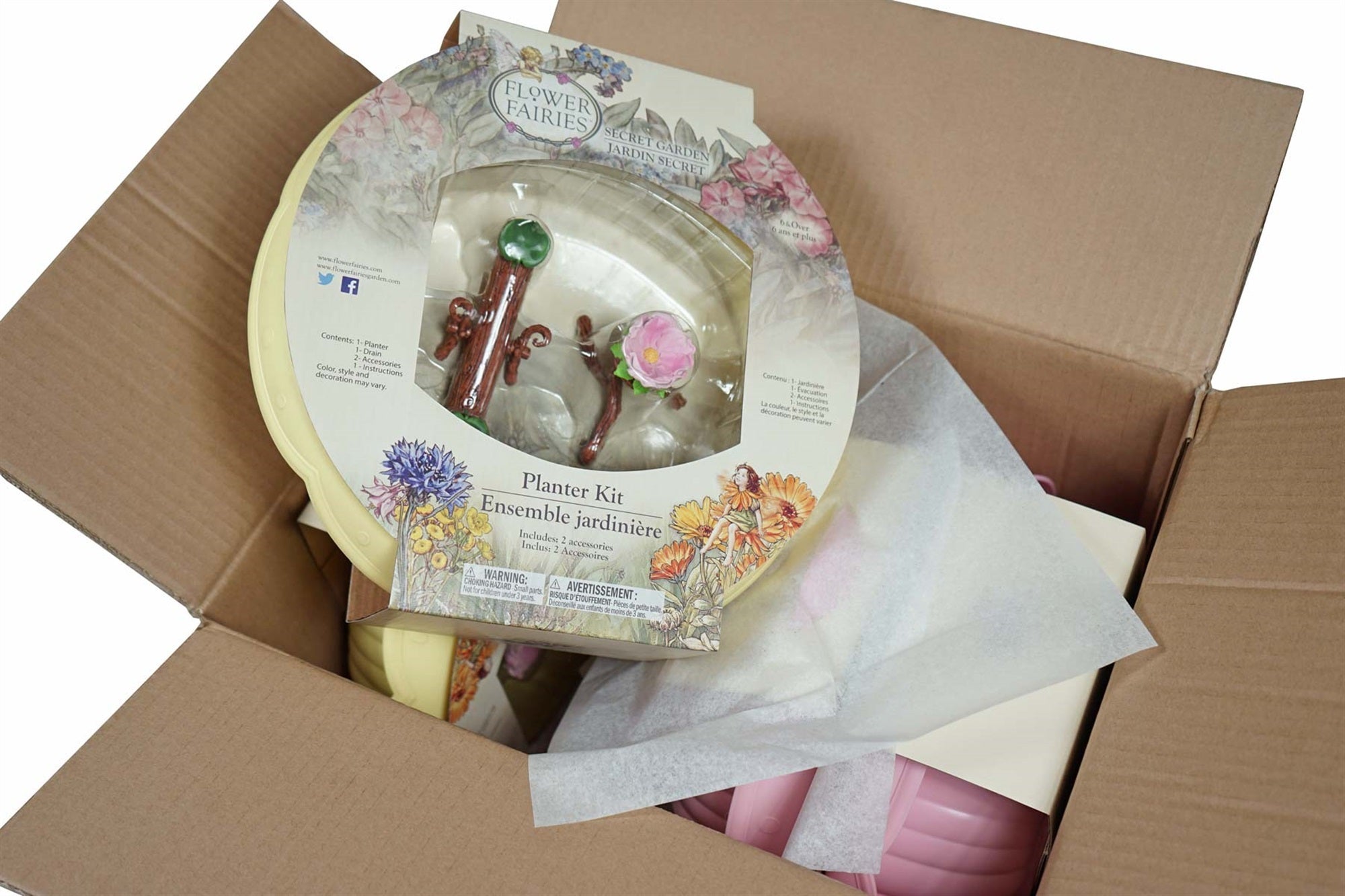 Flower Fairies Mixed Case Planter Kits For Garden, Bulk (Pack of 4)