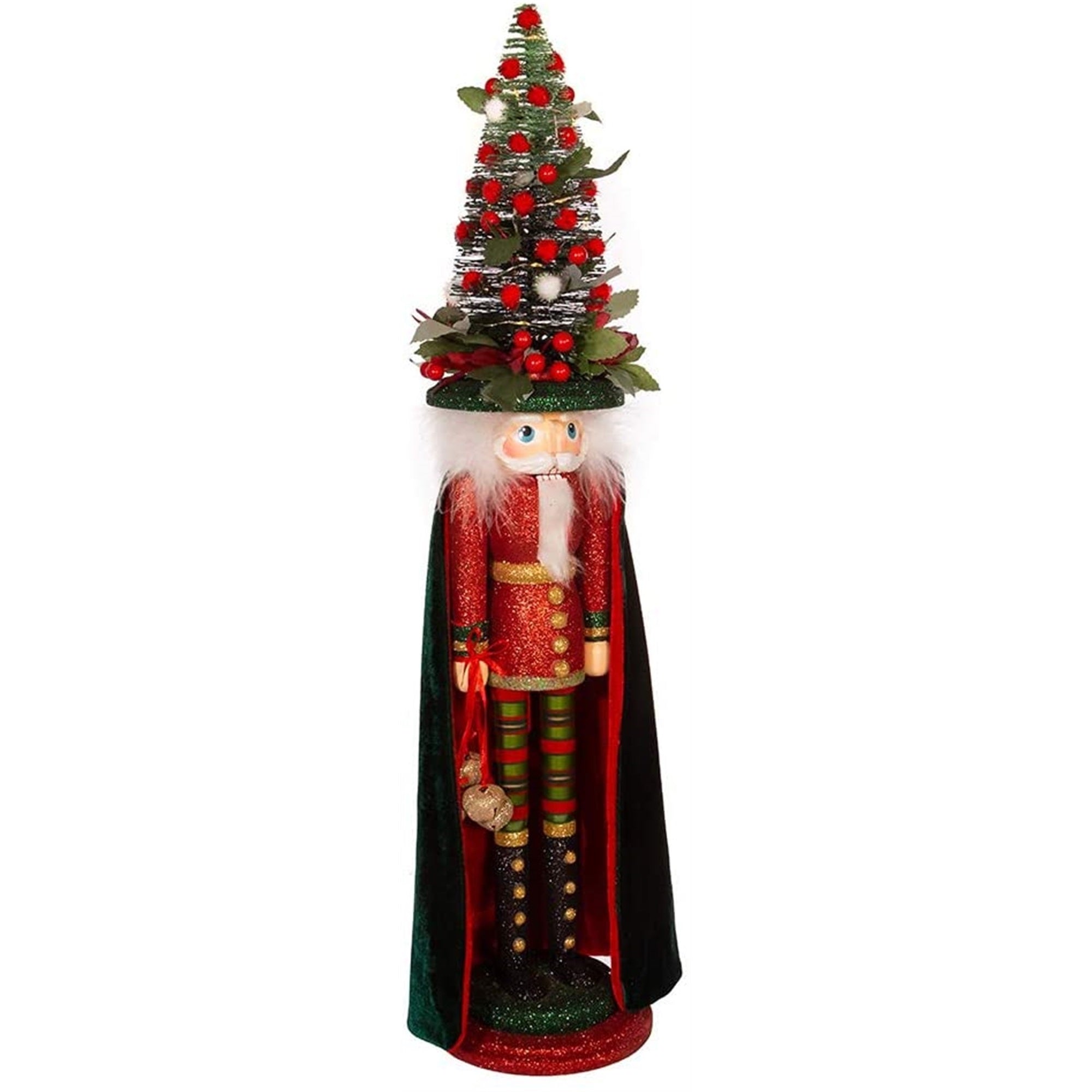 Kurt Adler Hollywood Nutcrackers, LED Christmas Tree Hat, 24"