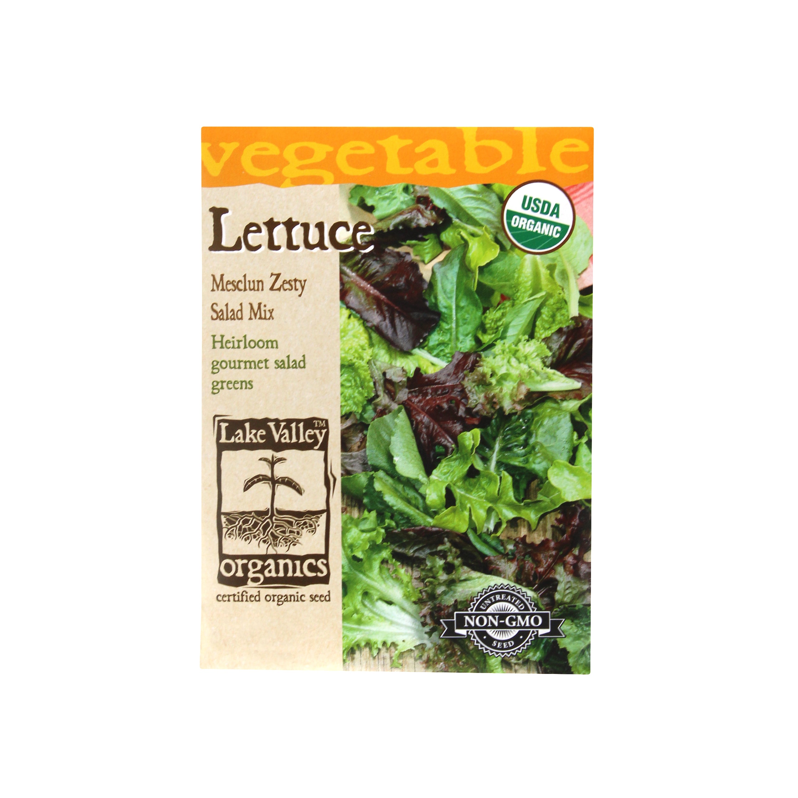 Lake Valley Seed Mersclun Organic Zesty Salad Mixture, 1.5g