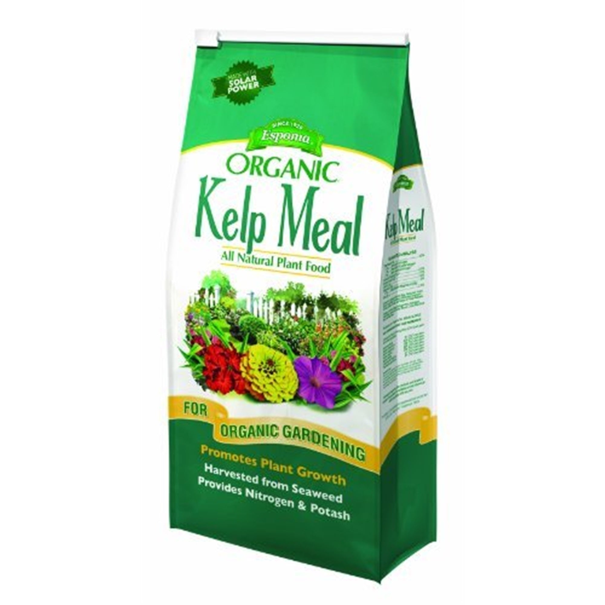 Espoma Organic Kelp Meal 1-0-2 All-Natural Plant Food, Promotes Plant Growth, for Organic Gardening, 4 lb Bag