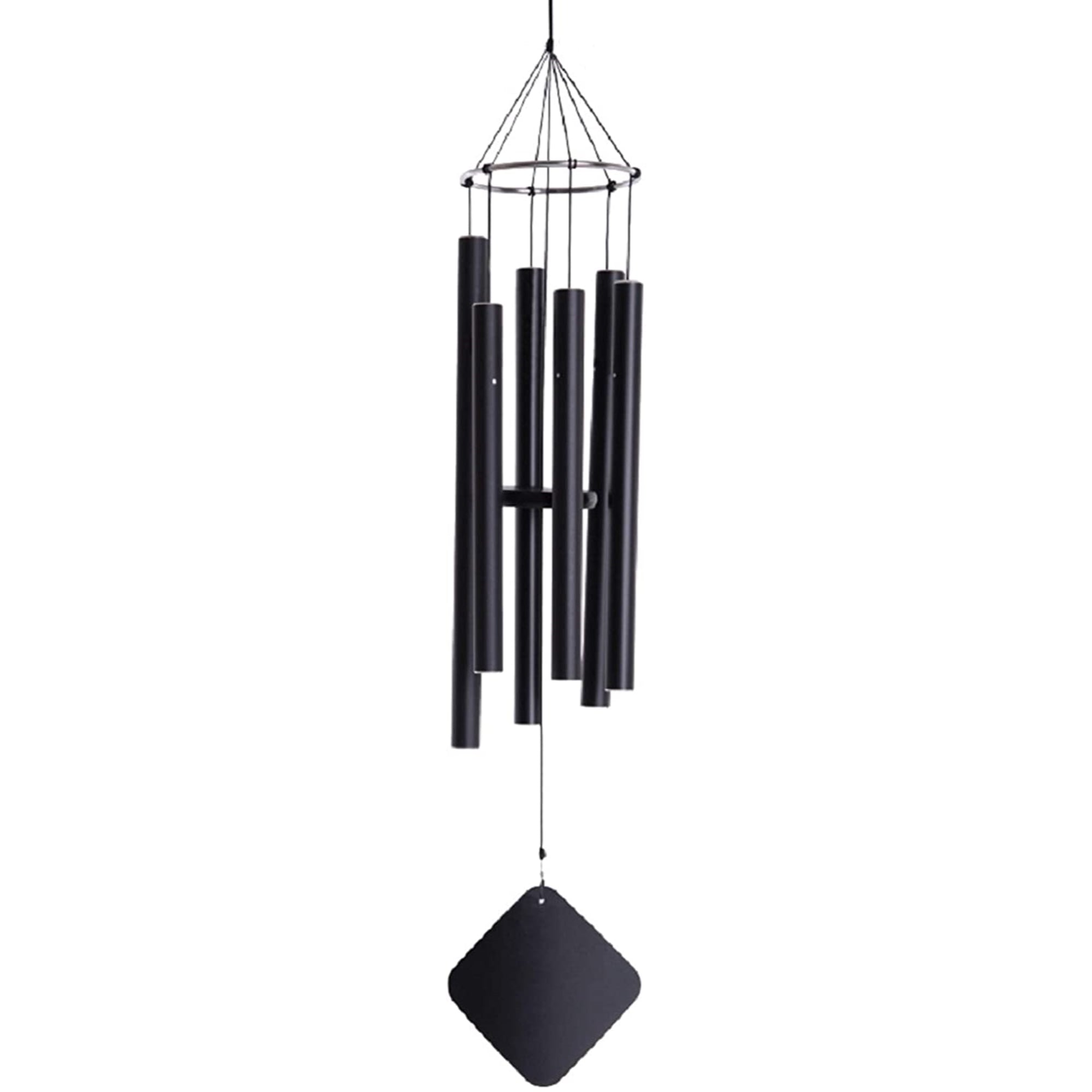 Music of the Spheres – Balinese Soprano, Small Handcrafted Wind Chime, Black 30"