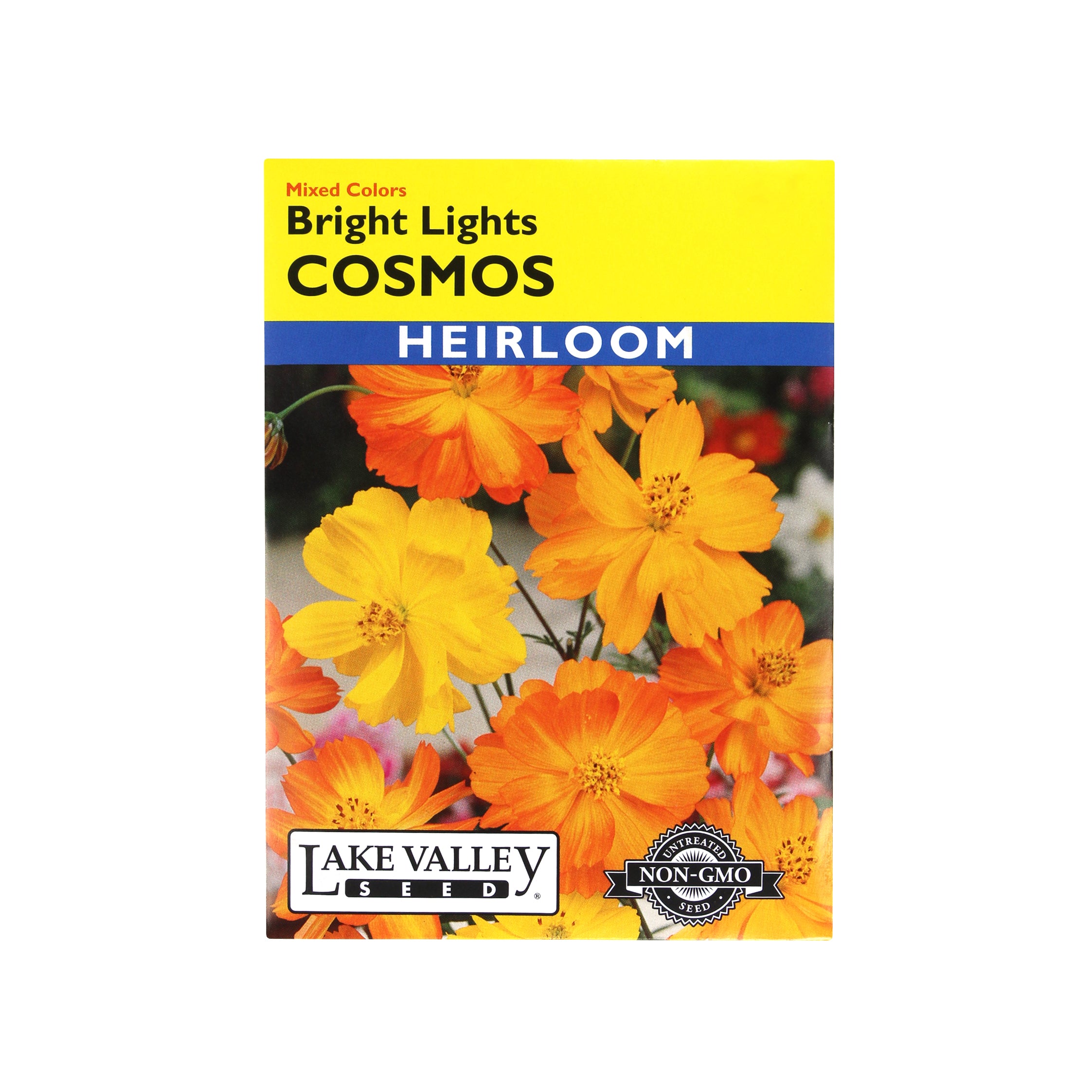 Lake Valley Seed Cosmos, Bright Lights Heirloom, 1g