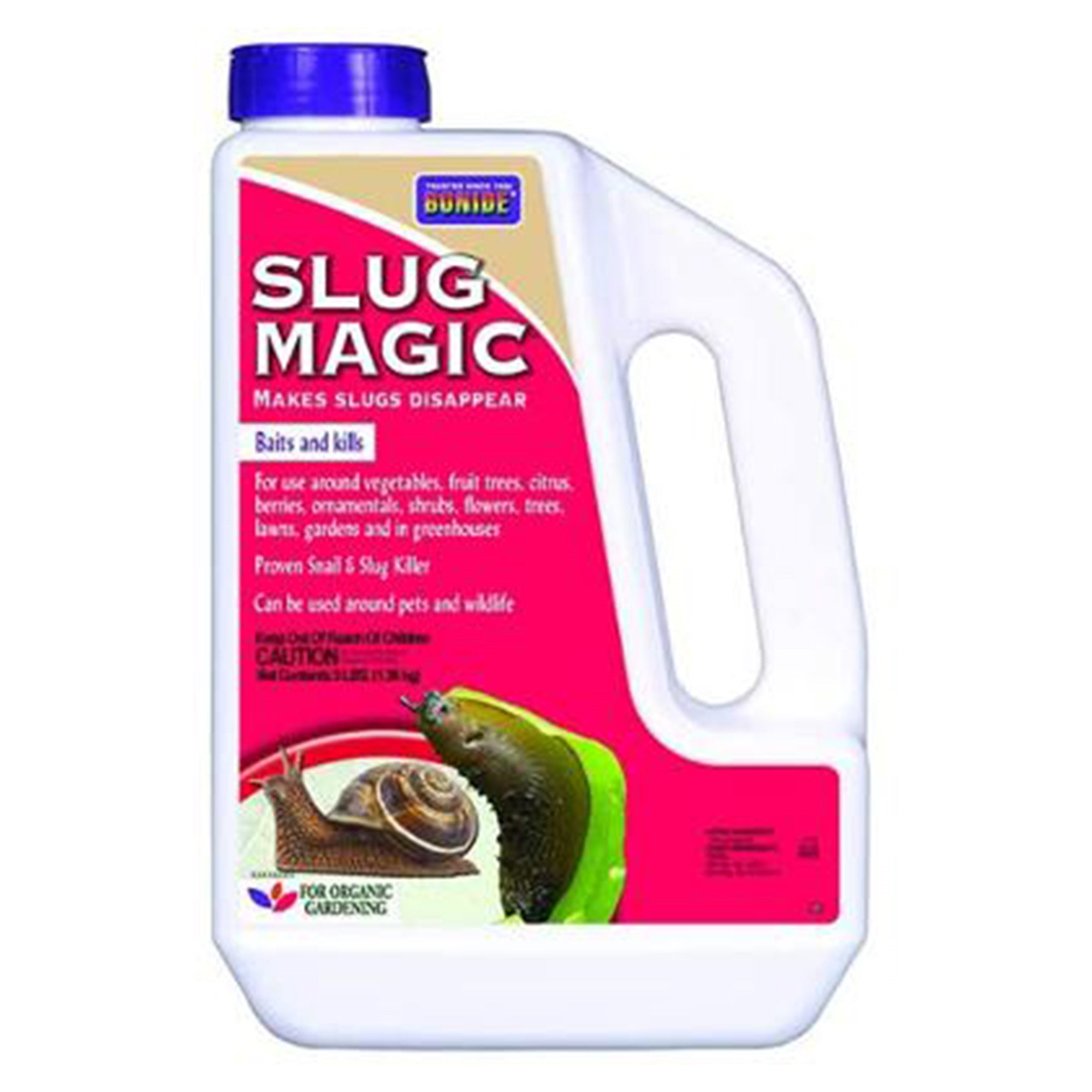 Bonide Slug Magic Snail & Slug Killer Granules, 3lbs