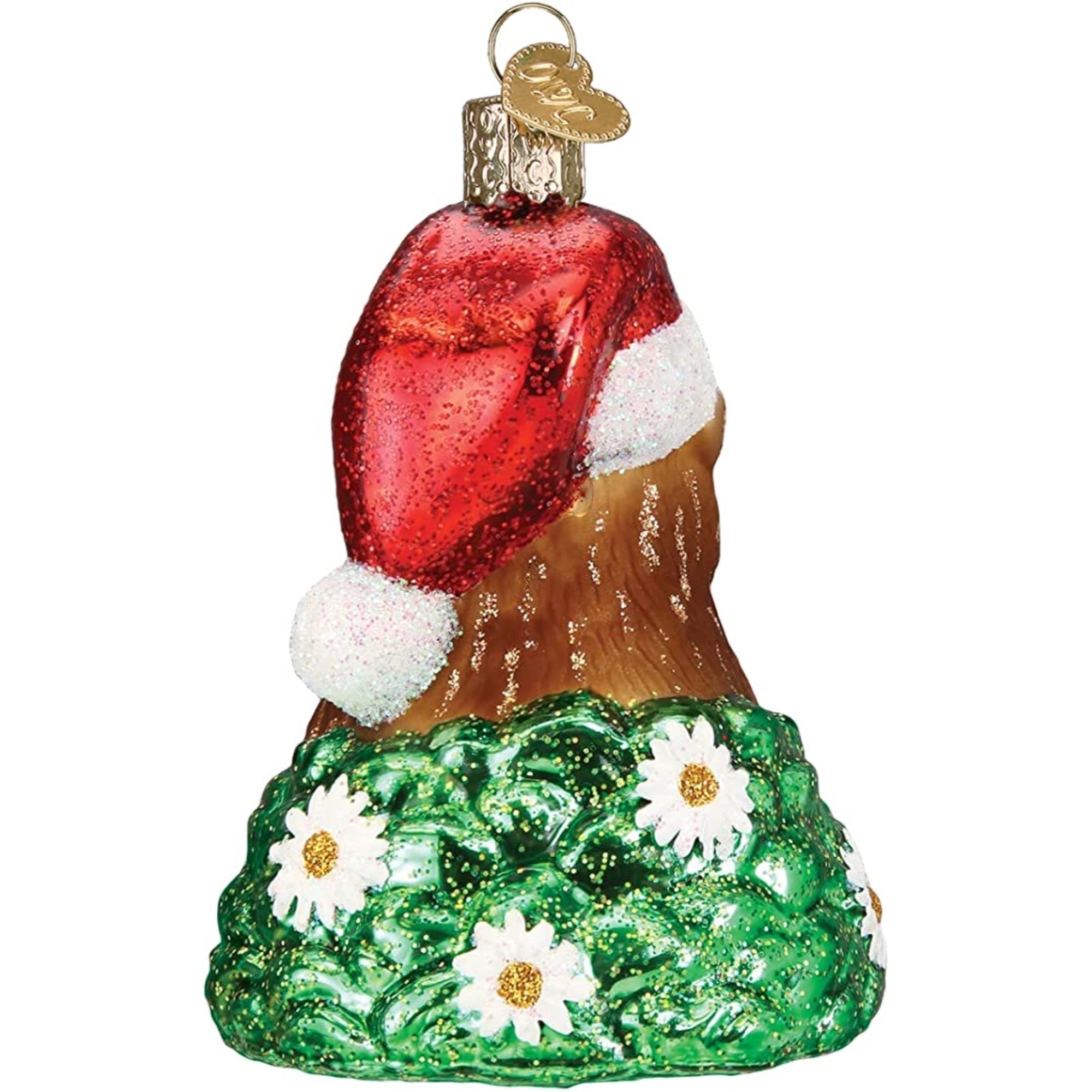Old World Christmas Blown Glass Christmas Ornaments, Santa Groundhog