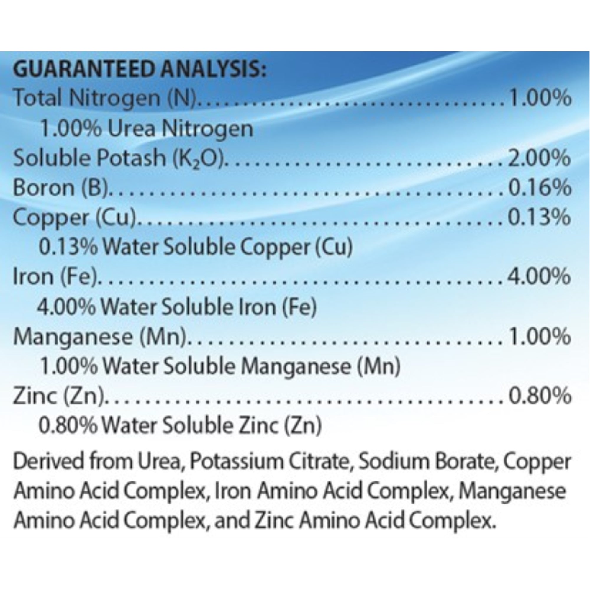 Monterey Iron Combo 1-0-2, 4% Iron Plus Micronutrients for Correcting Iron Deficiencies, RTS Hose End Connect, 32 fl oz