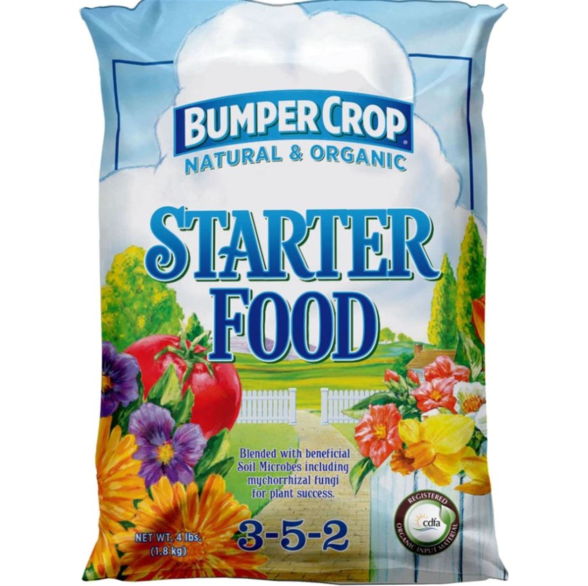 Bumper Crop Starter Plant Food/Fertilizer 3-5-2, 4 Lb