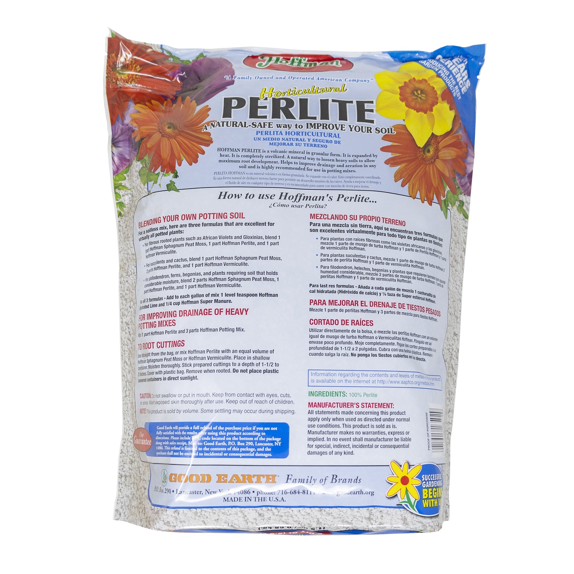Hoffman Horticultural Perlite, 8-Qt Bag (Pack of 1)