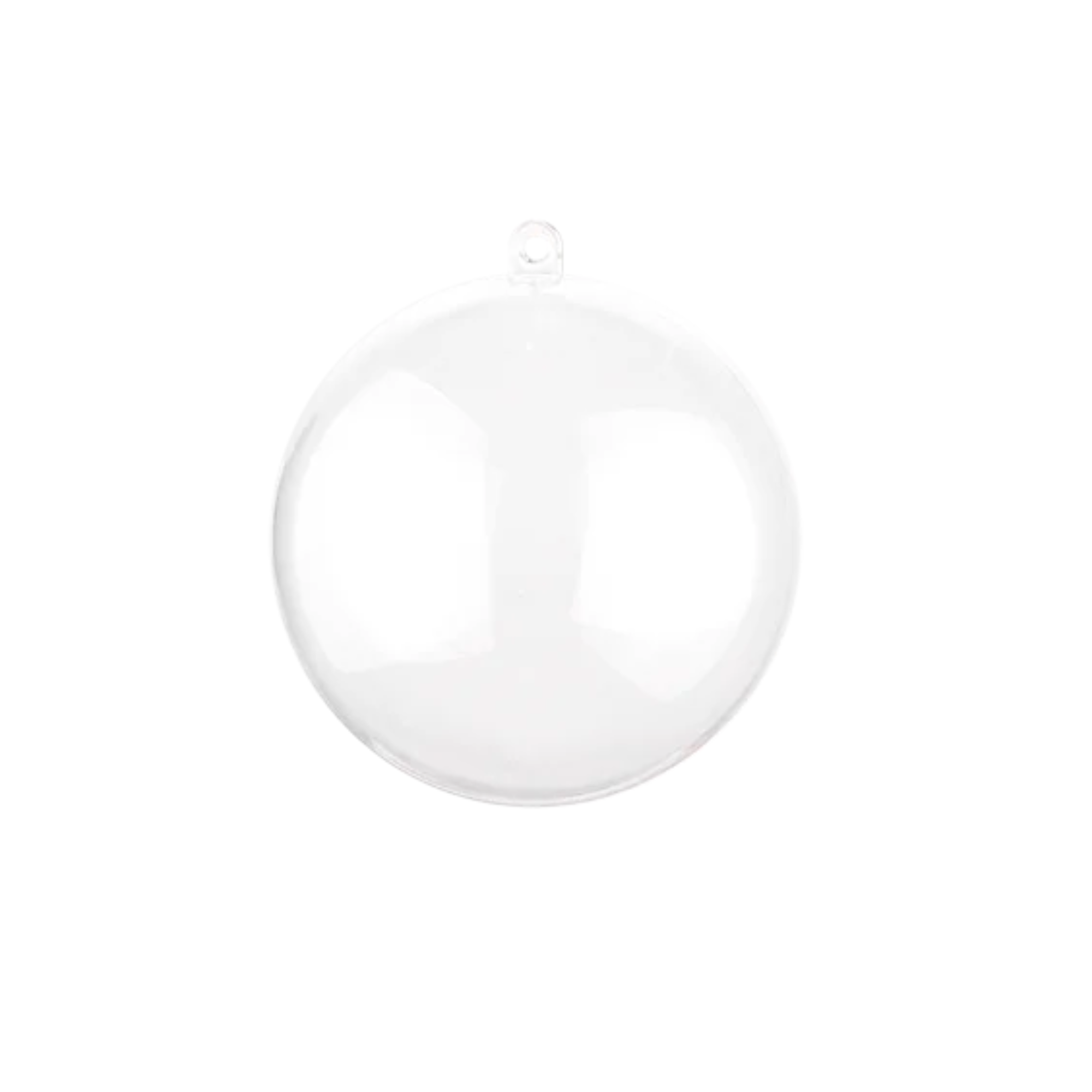 Tree Nest Bauble Plastic Ball Hanging Christmas Tree Ornament, Clear