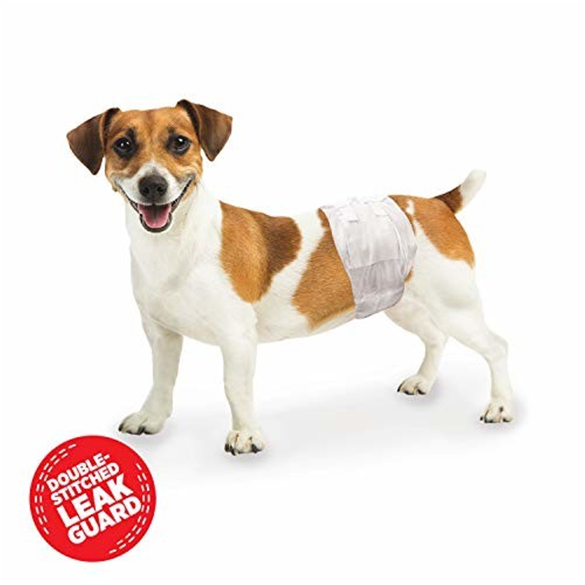 Four Paws Wee-Wee Disposable Male Dog Wraps, X-Small to Small (12 Per Pack)