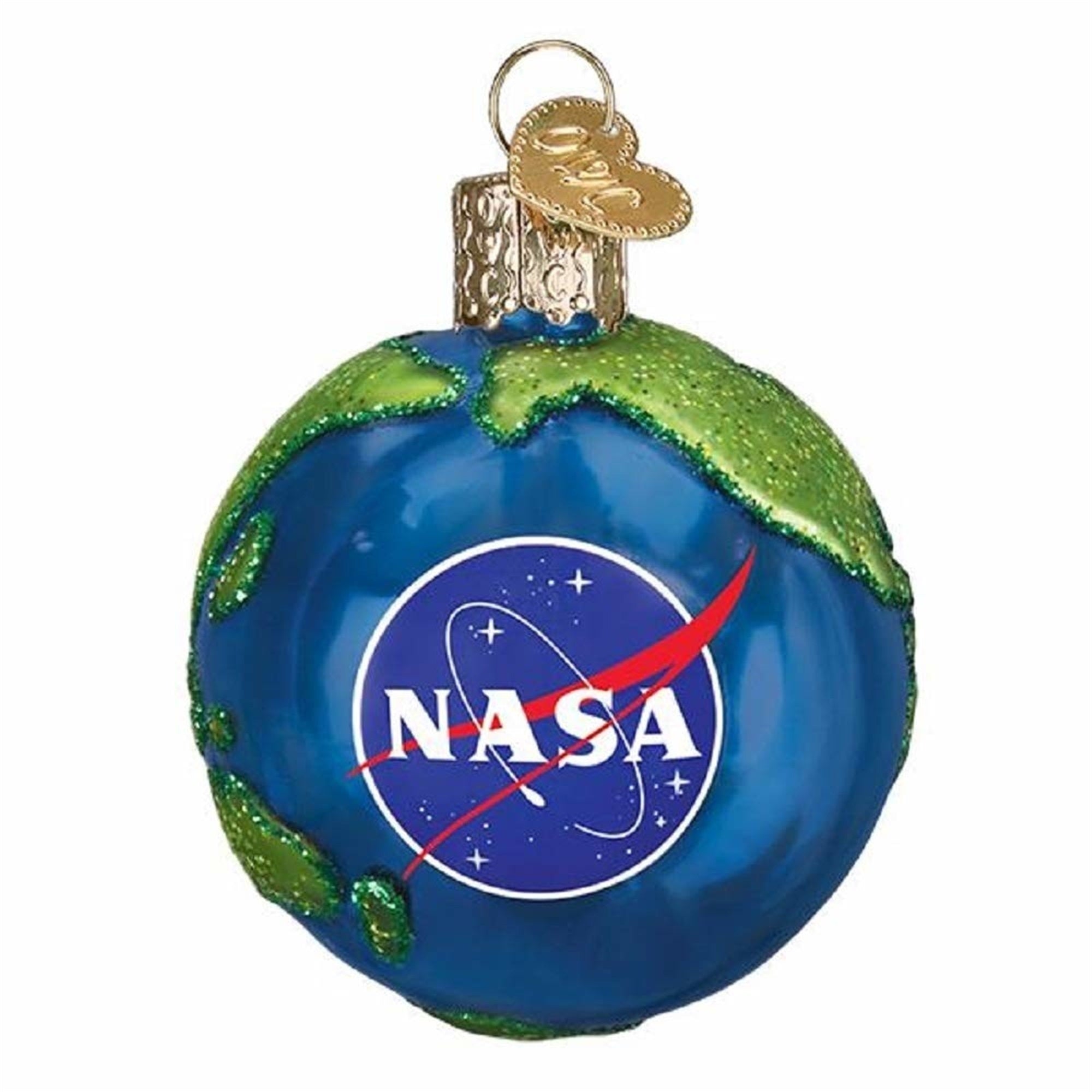 Old World Christmas Blown Glass Christmas Ornament, NASA Earth