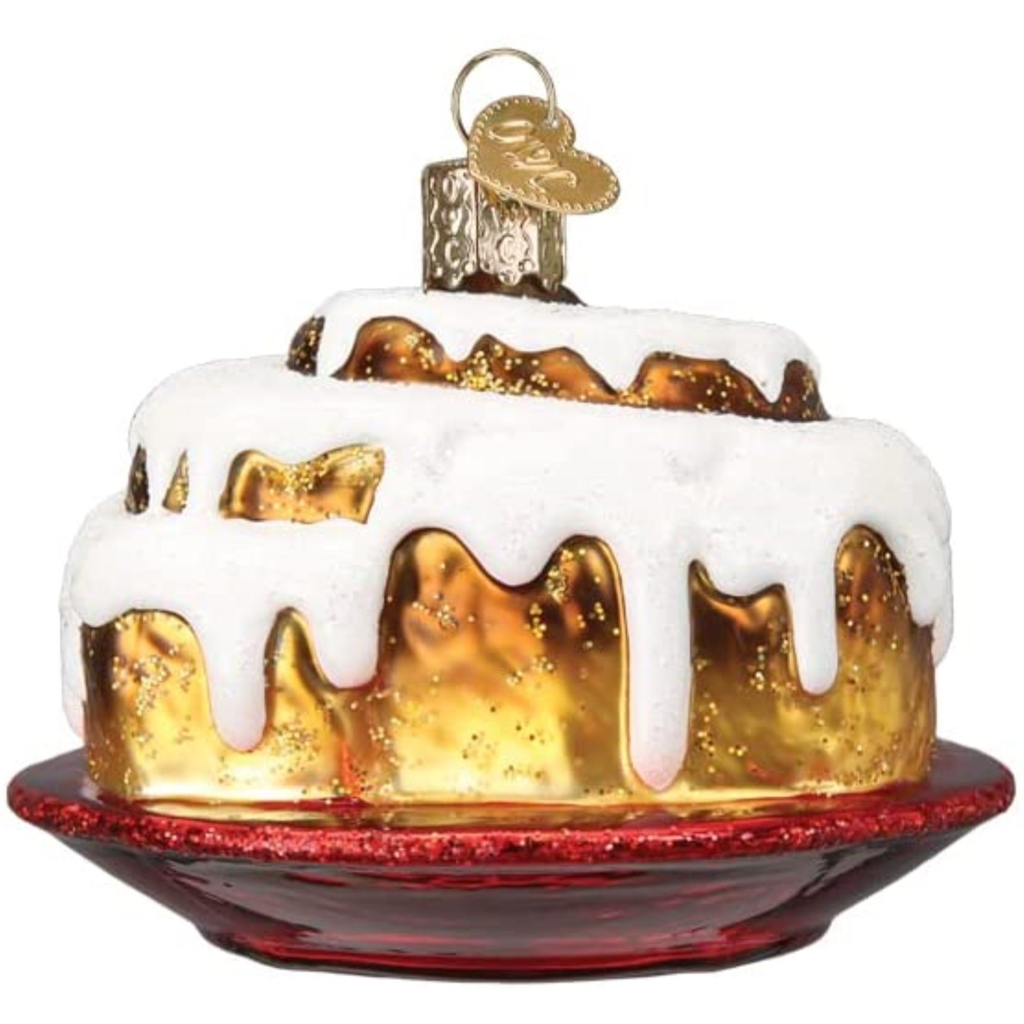 Old World Christmas Blown Glass Christmas Ornament, Cinnamon Roll