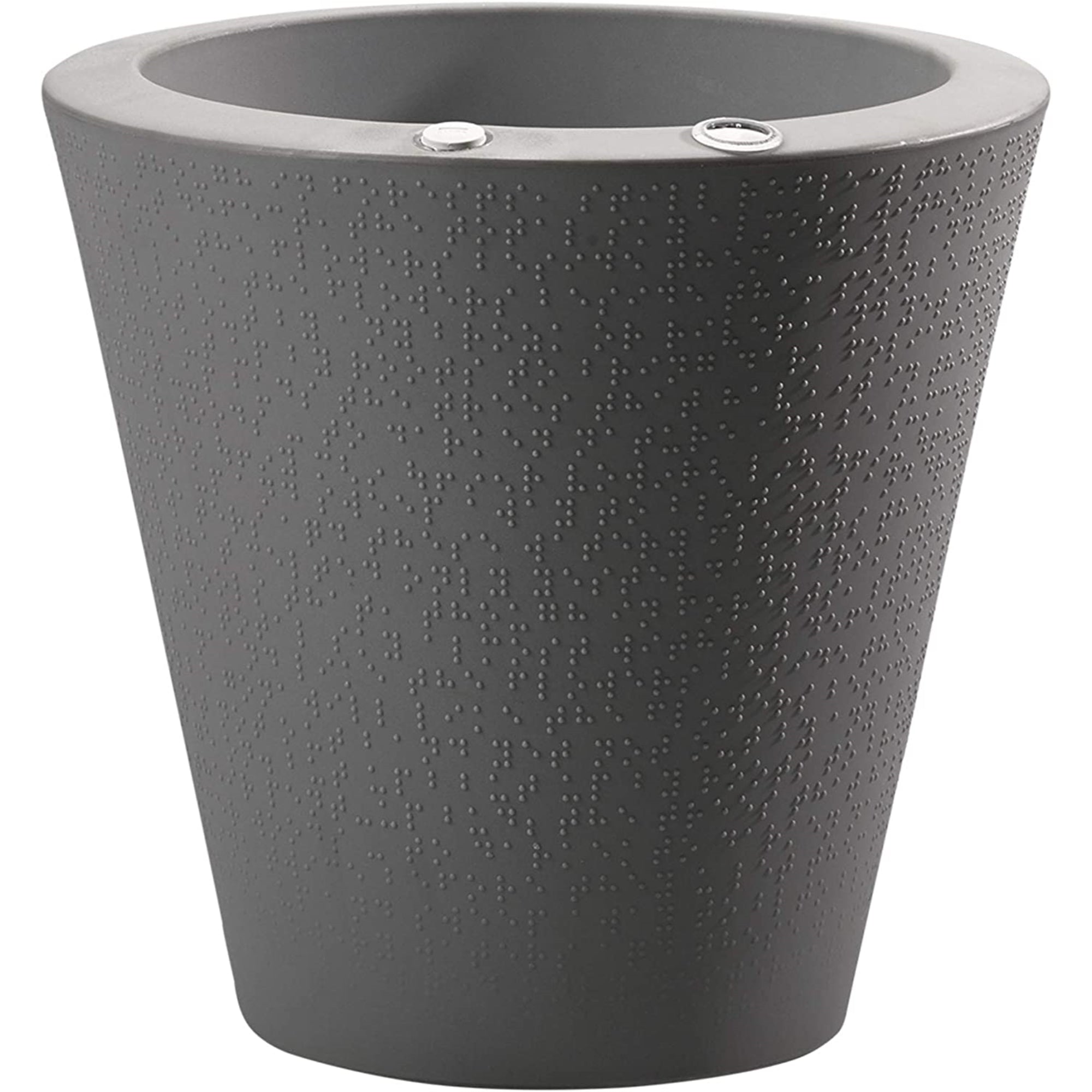 Crescent Garden Dot TruDrop Plastic Planter, Self-Watering Planter Pot