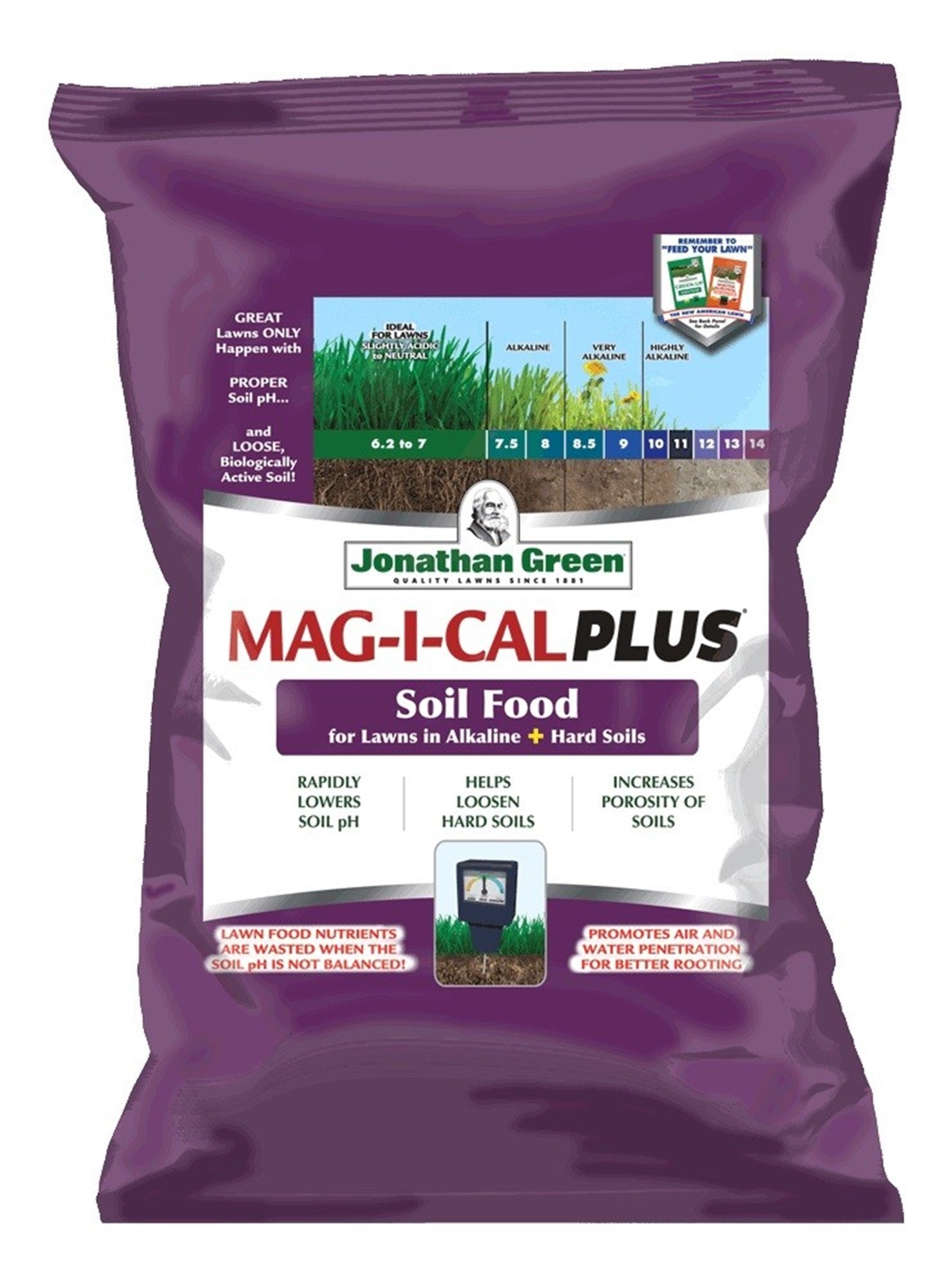 Jonathan Green Annual Lawn Care Program for Alkaline Soil, 15M (15,000 sq ft Coverage) Pack of 4