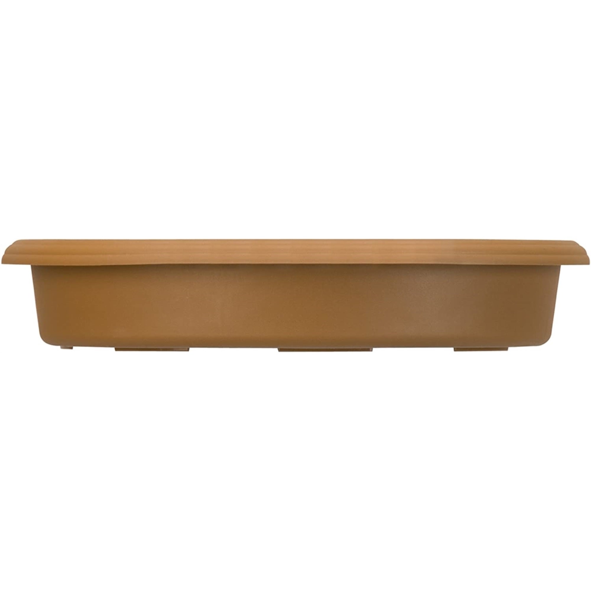 The HC Companies Panterra Plastic Saucer for 10 Inch Panterra Pot, Clay Color, 7.56 Inch