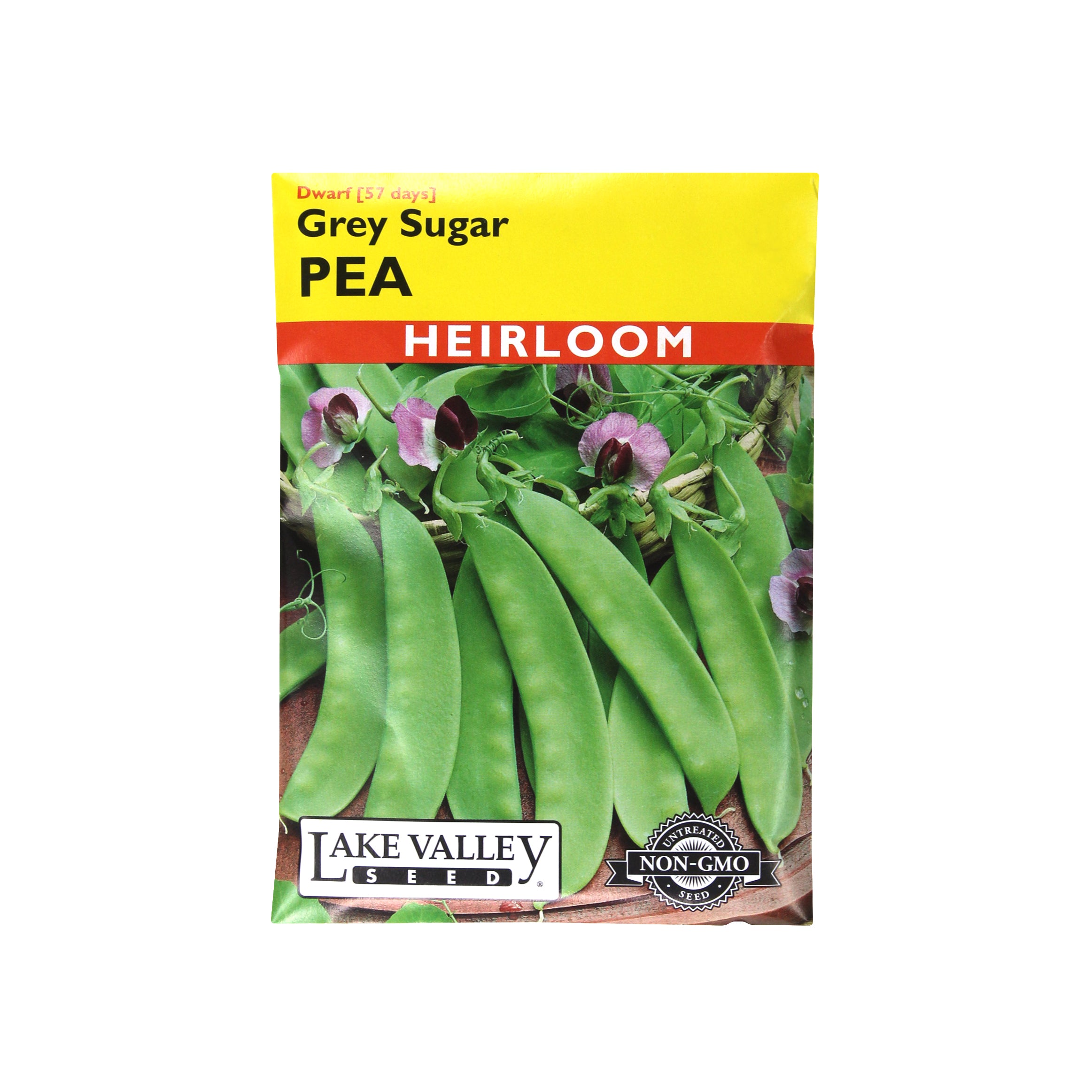 Lake Valley Seeds Pea, Dwarf Grey Sugar Heirloom, 20g